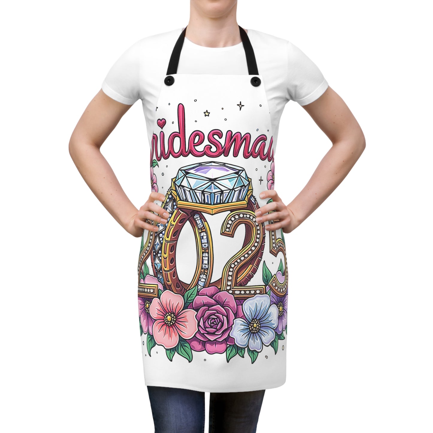 Apron Colorful Graphic Design - Bridesmaid