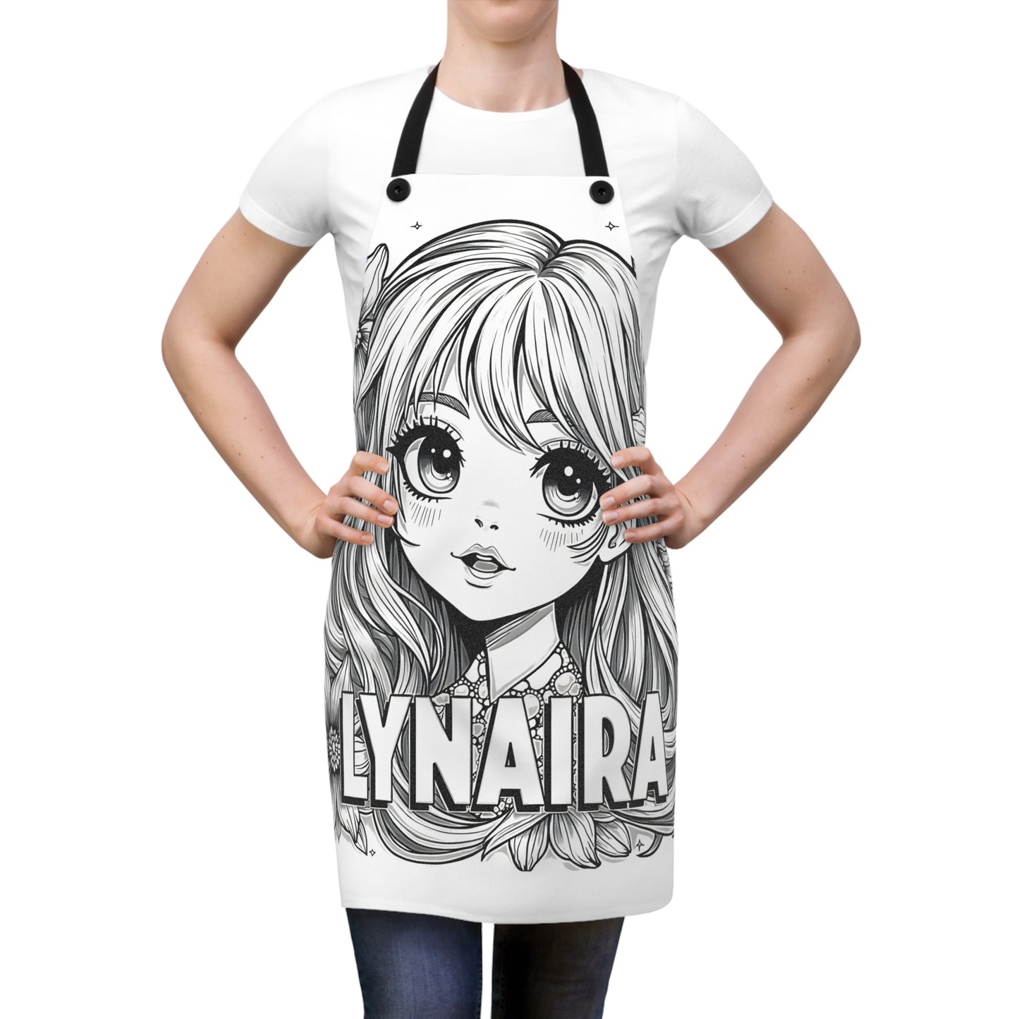 Apron Coloring Kit with 10 Fabric Markers - Portrait