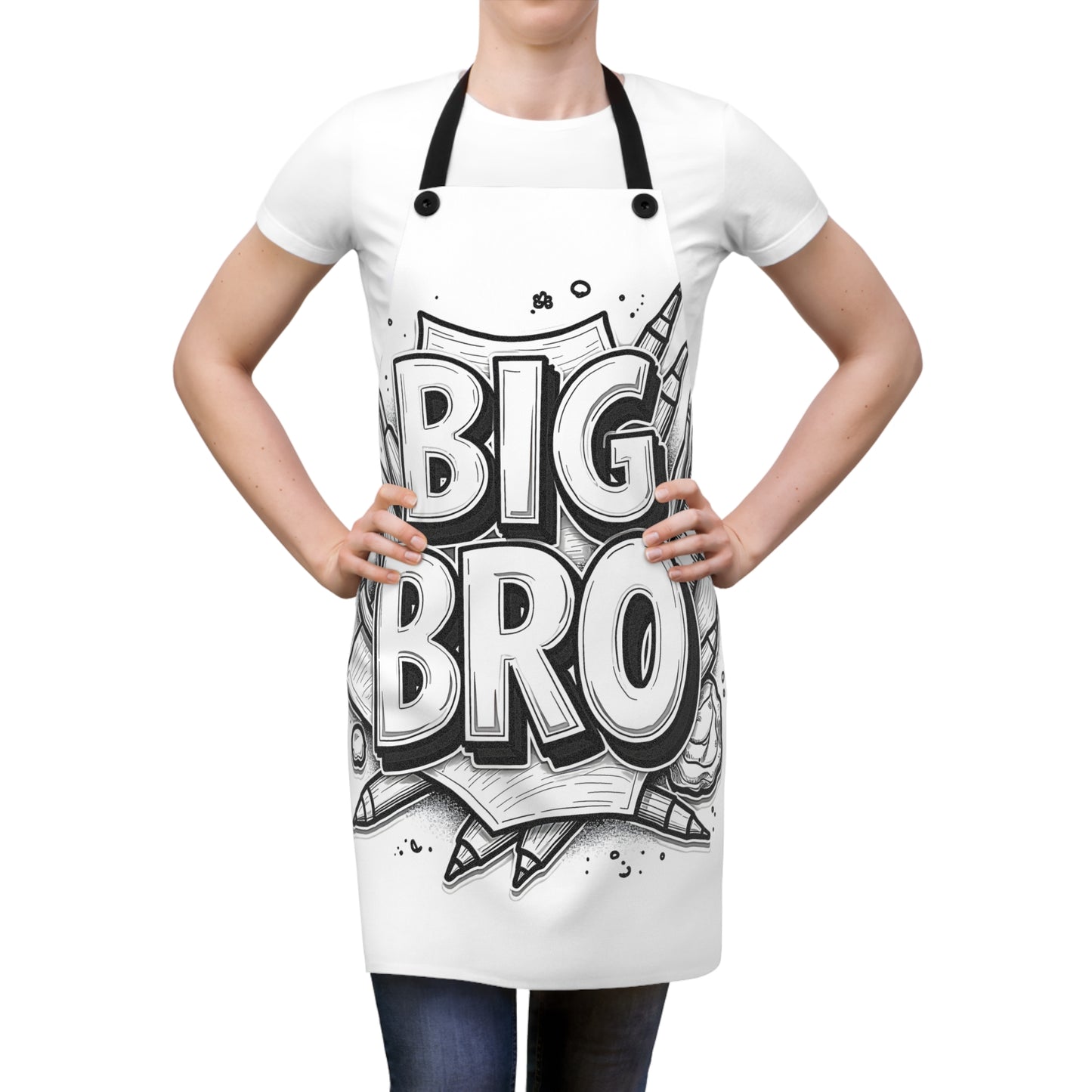 Apron Coloring Kit with 10 Fabric Markers - Brother