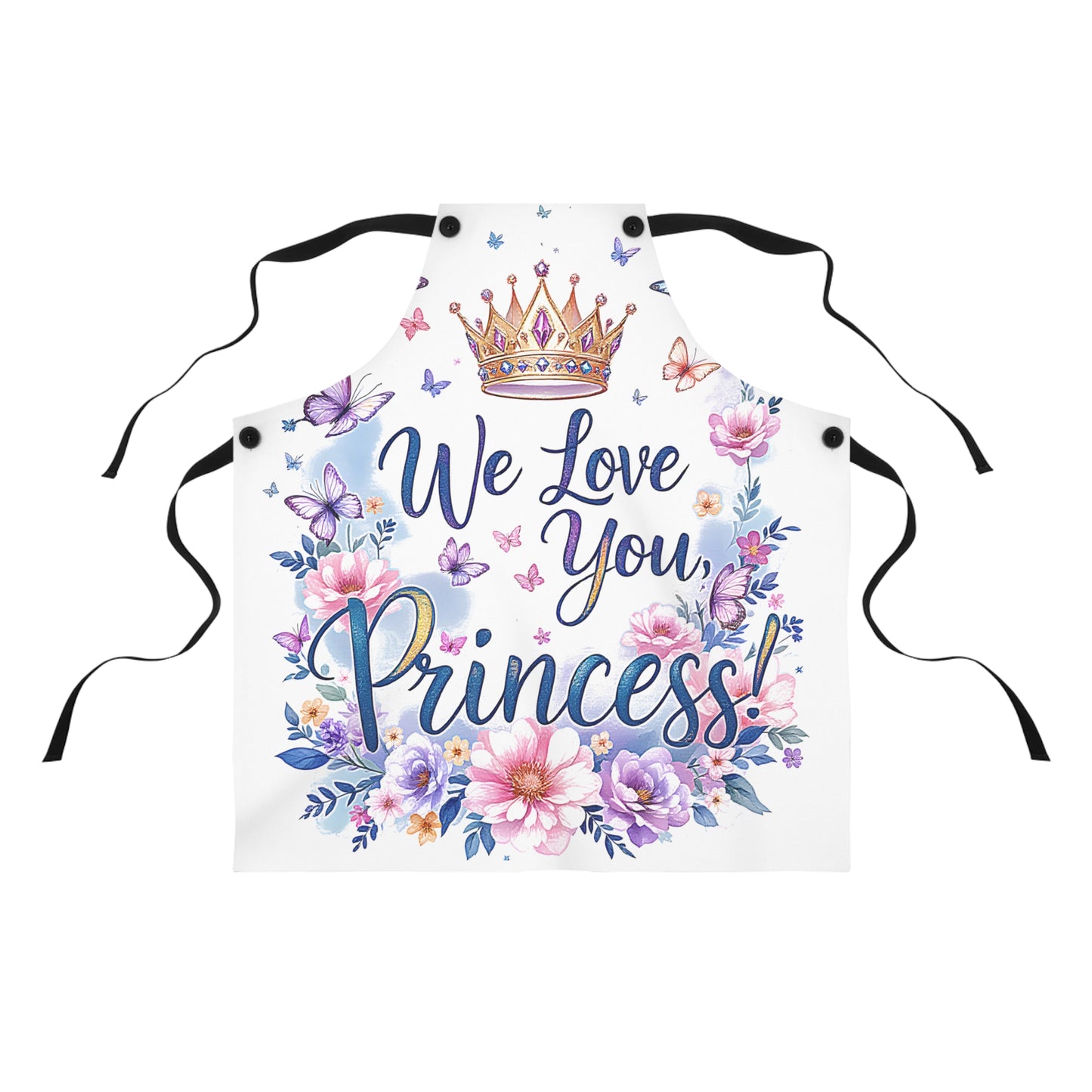 Apron Colorful Graphic Design - Princess Celebration