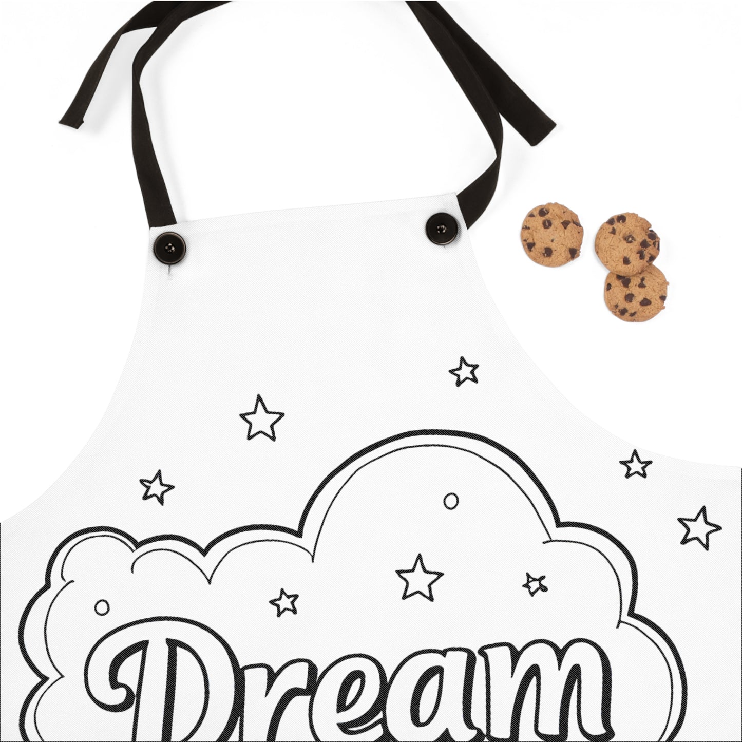 Apron Coloring Kit with 10 Fabric Markers - Motivation