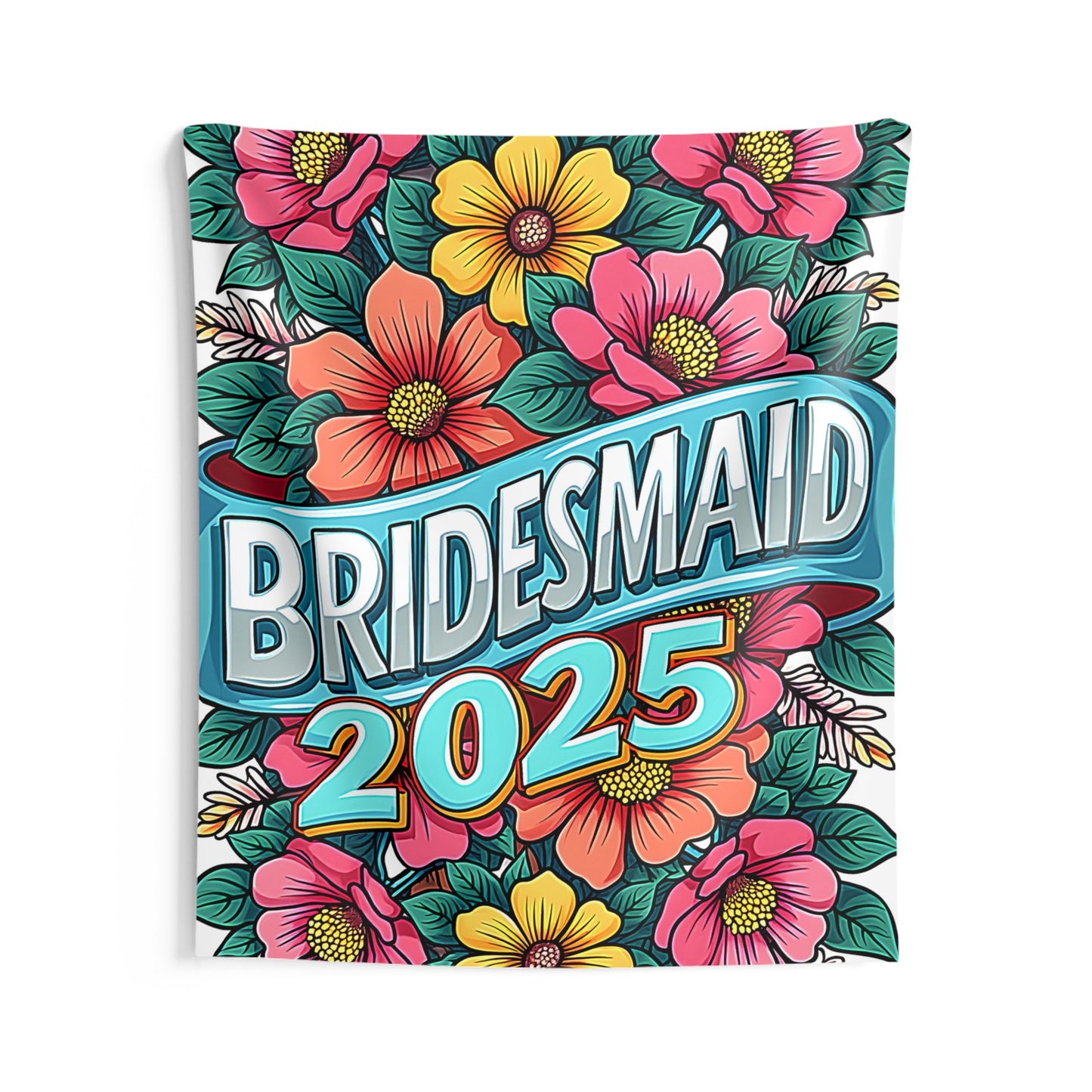 Indoor Wall Tapestries Colorful Graphic Design - Bridesmaid