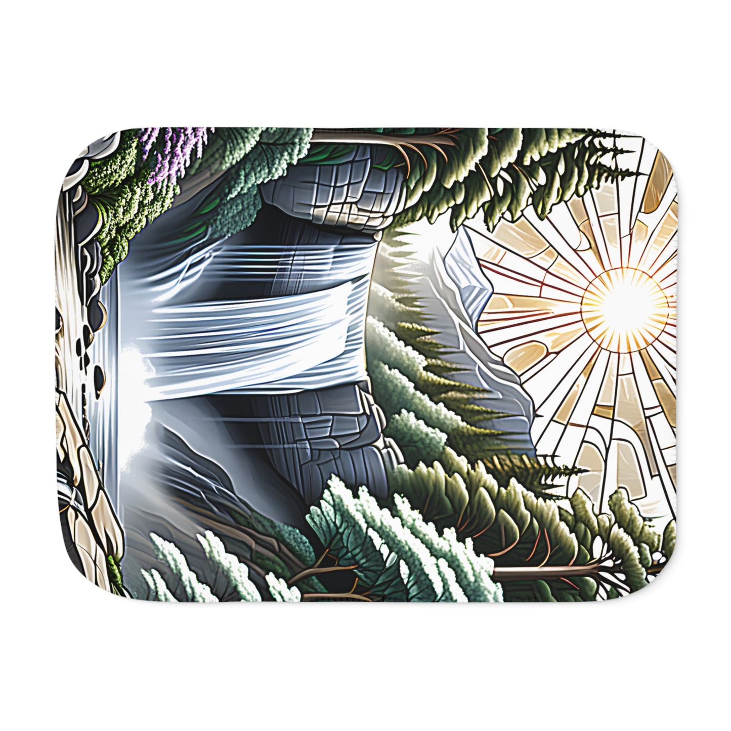 Blanket Colorful Graphic Design - Waterfall
