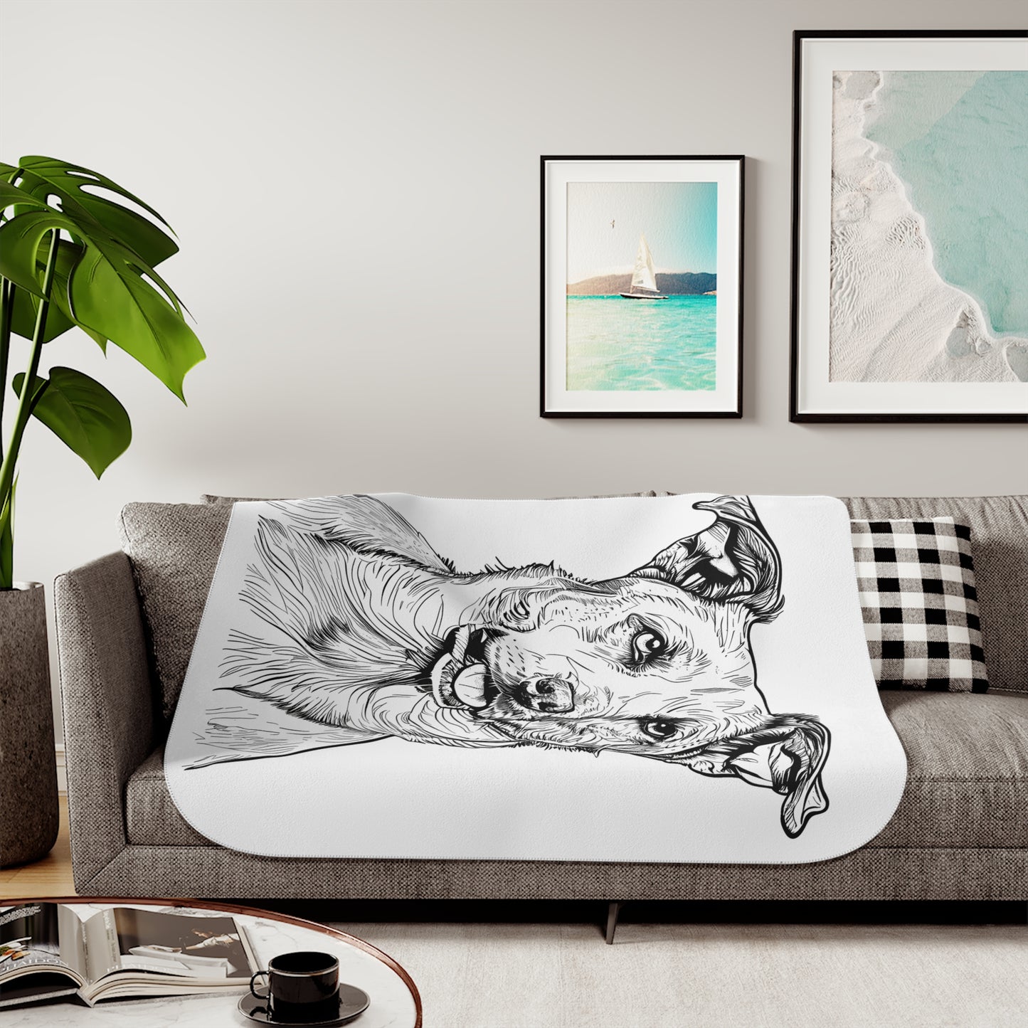 Blanket Coloring Kit with 10 Fabric Markers - Portrait