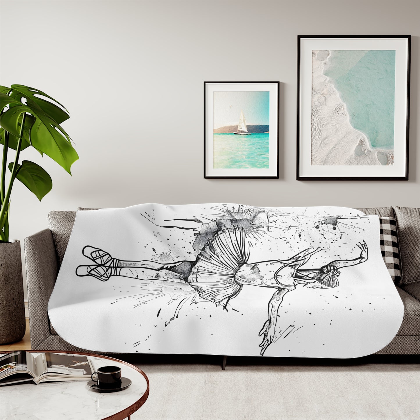 Blanket Coloring Kit with 10 Fabric Markers - Ballet