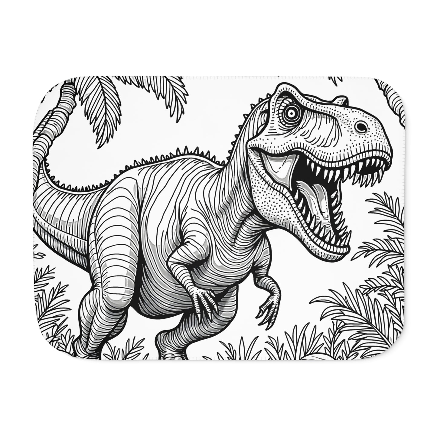 Blanket Coloring Kit with 10 Fabric Markers - Tyrannosaurus Rex