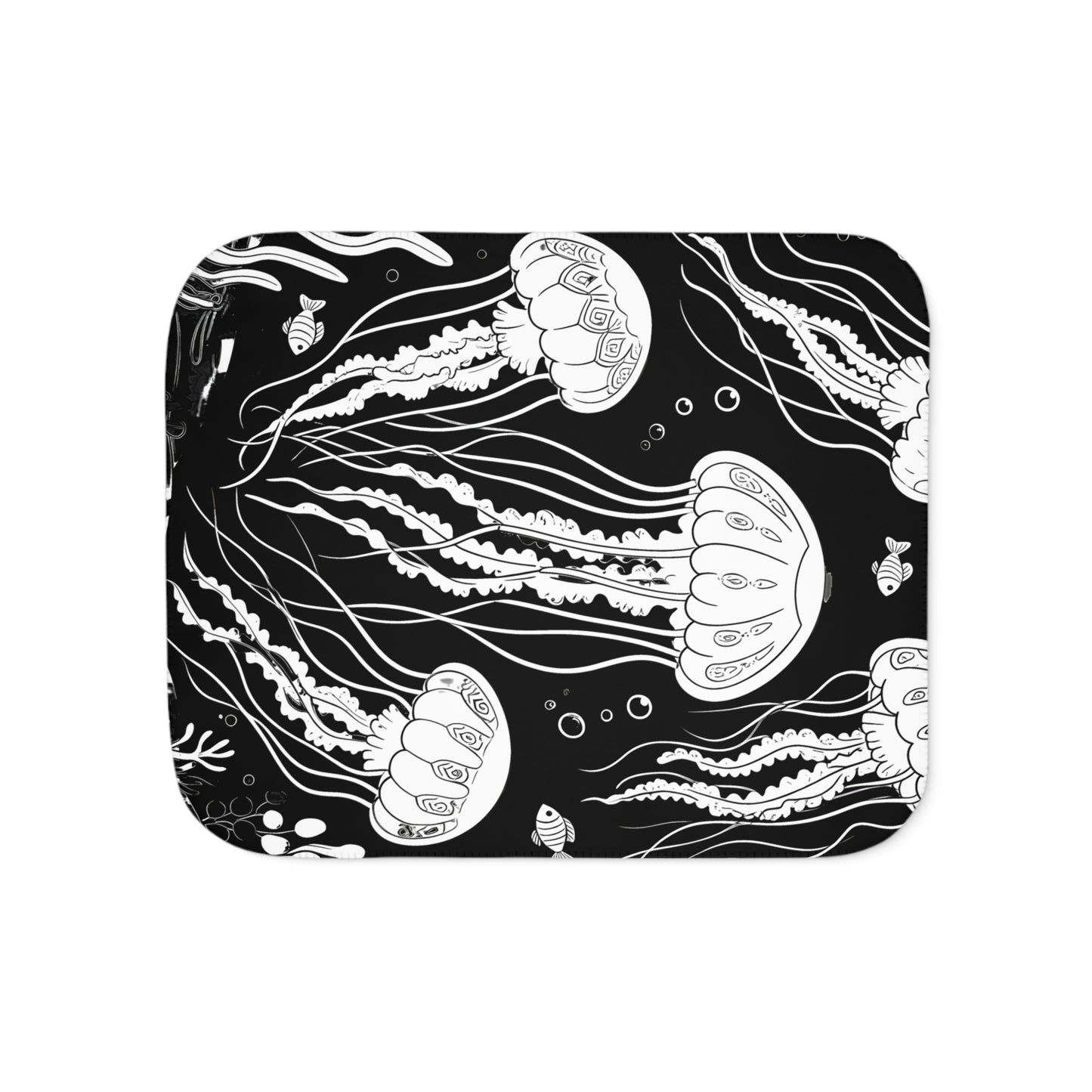 Blanket Coloring Kit with 10 Fabric Markers - Jellyfish