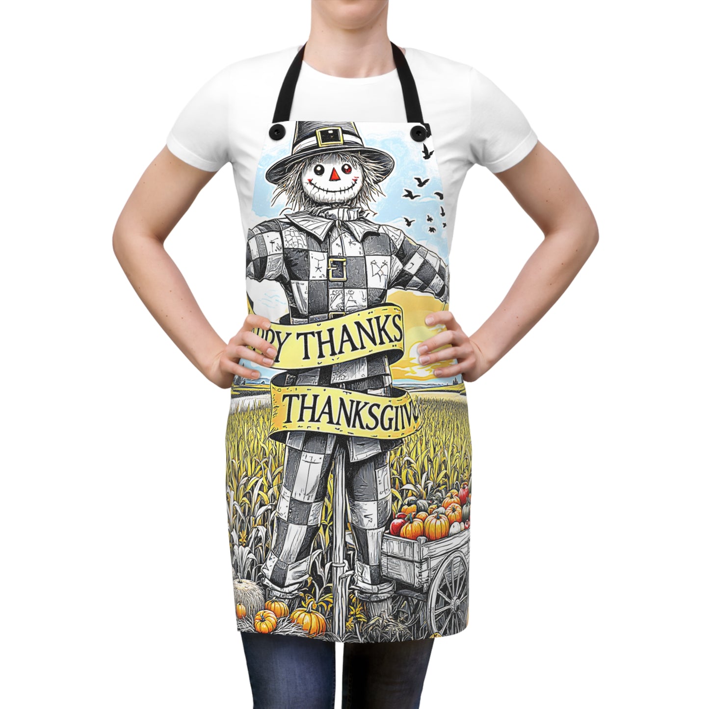 Apron Colorful Graphic Design - Scarecrow