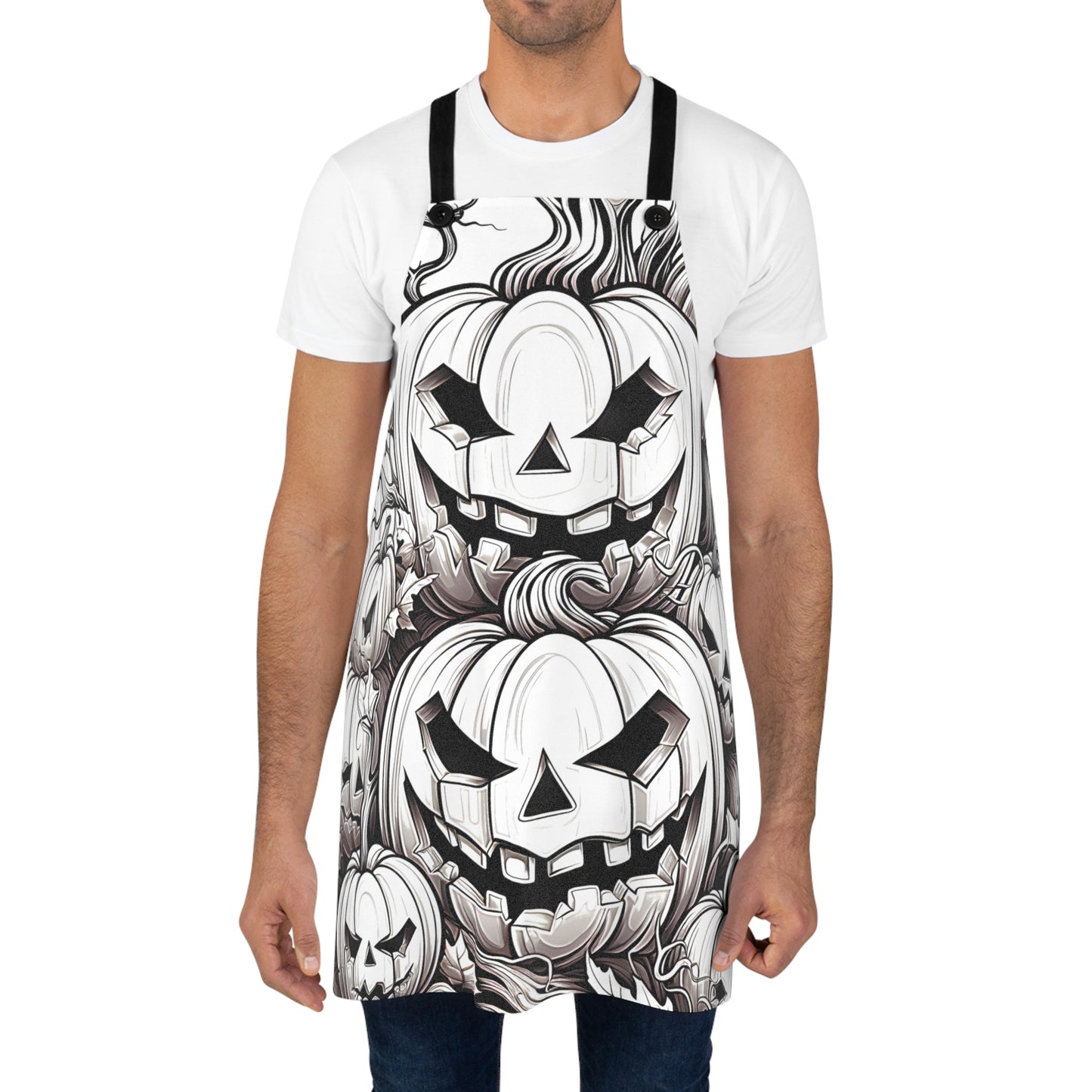 Apron Colorful Graphic Design - Pumpkins