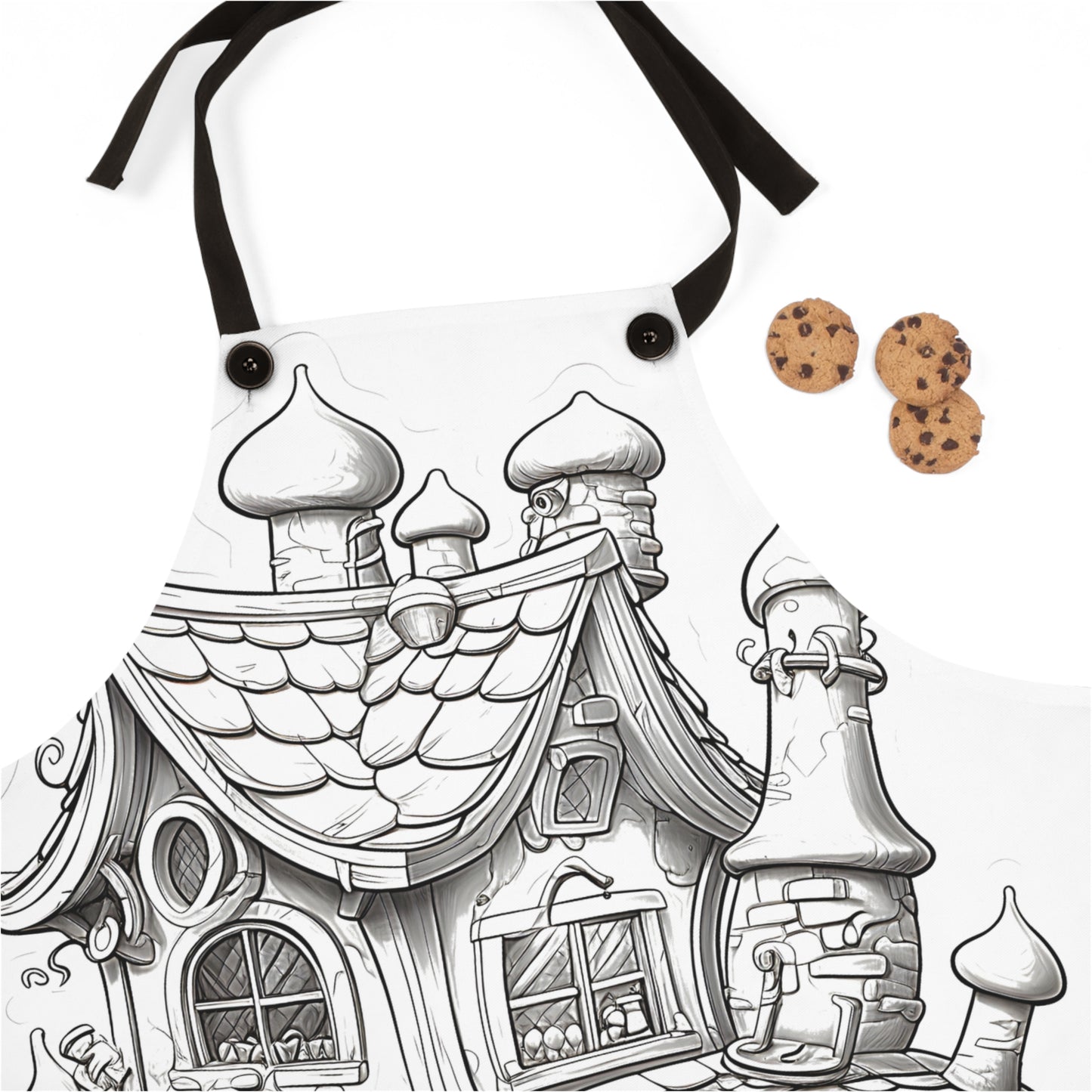 Apron Coloring Kit with 10 Fabric Markers - Fantasy House