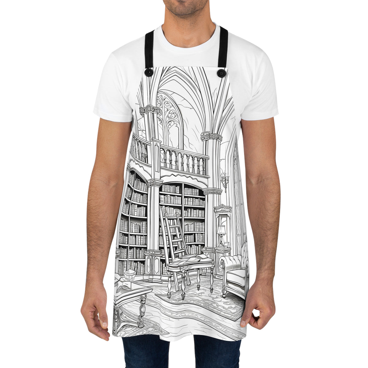 Library Apron Victorian Library Apron Coloring Kit | DaVinci in You – Davinci in You