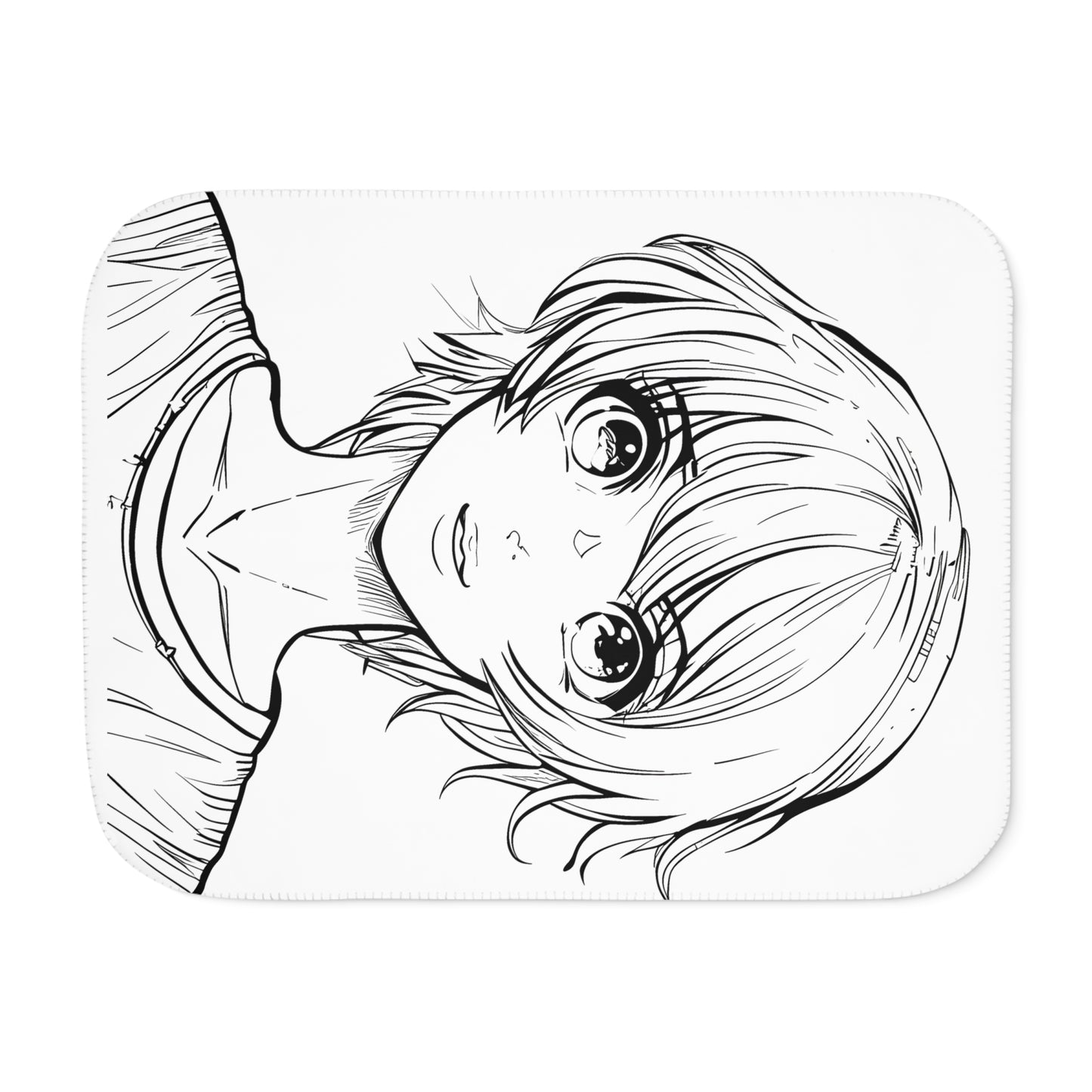 Blanket Coloring Kit with 10 Fabric Markers - Character Portrait