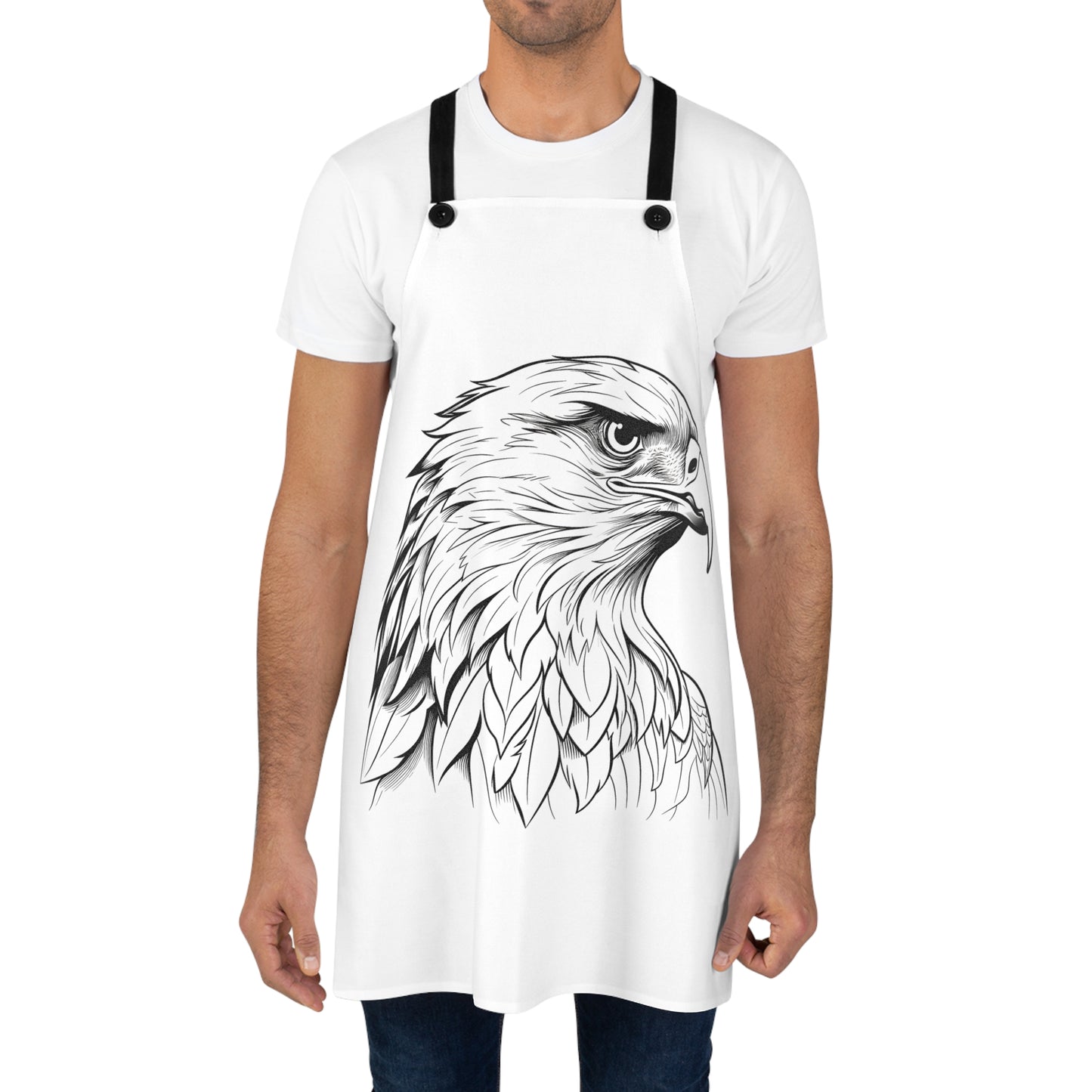 Apron Coloring Kit with 10 Fabric Markers - Eagle