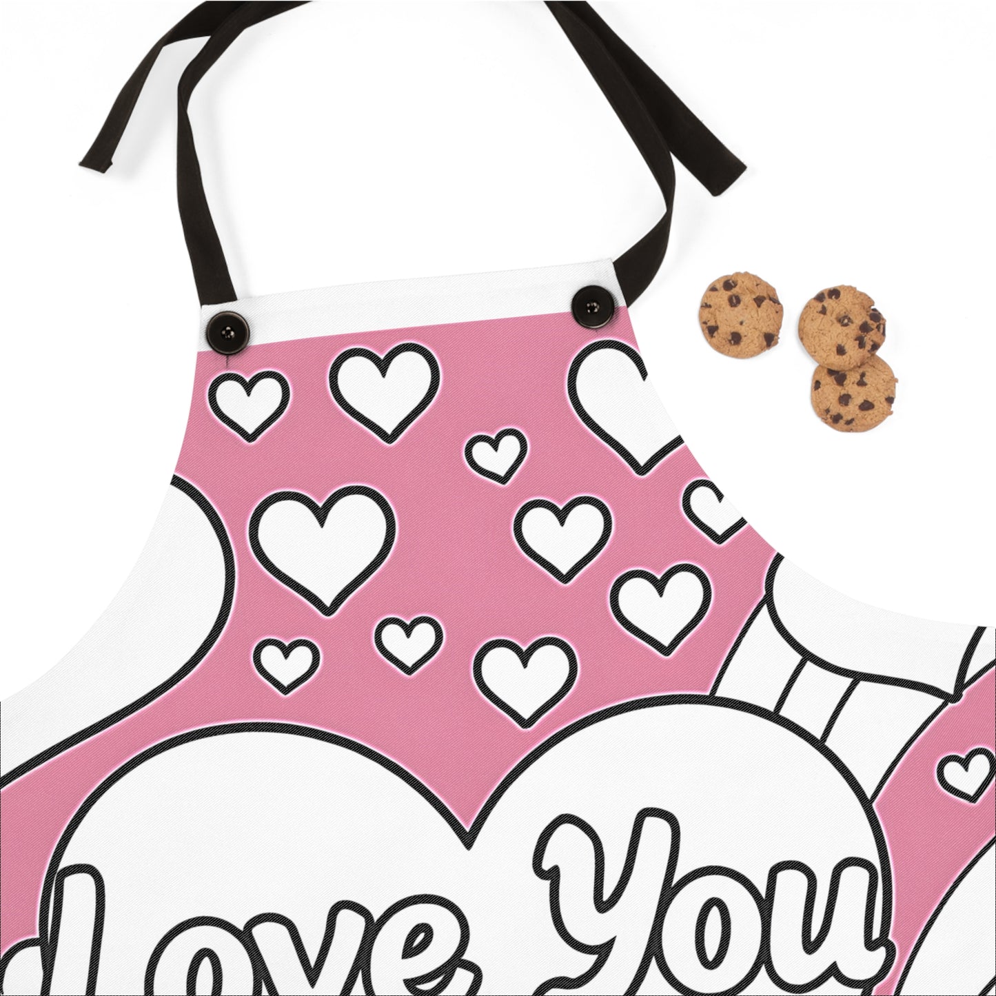 Apron Coloring Kit with 10 Fabric Markers - Heart