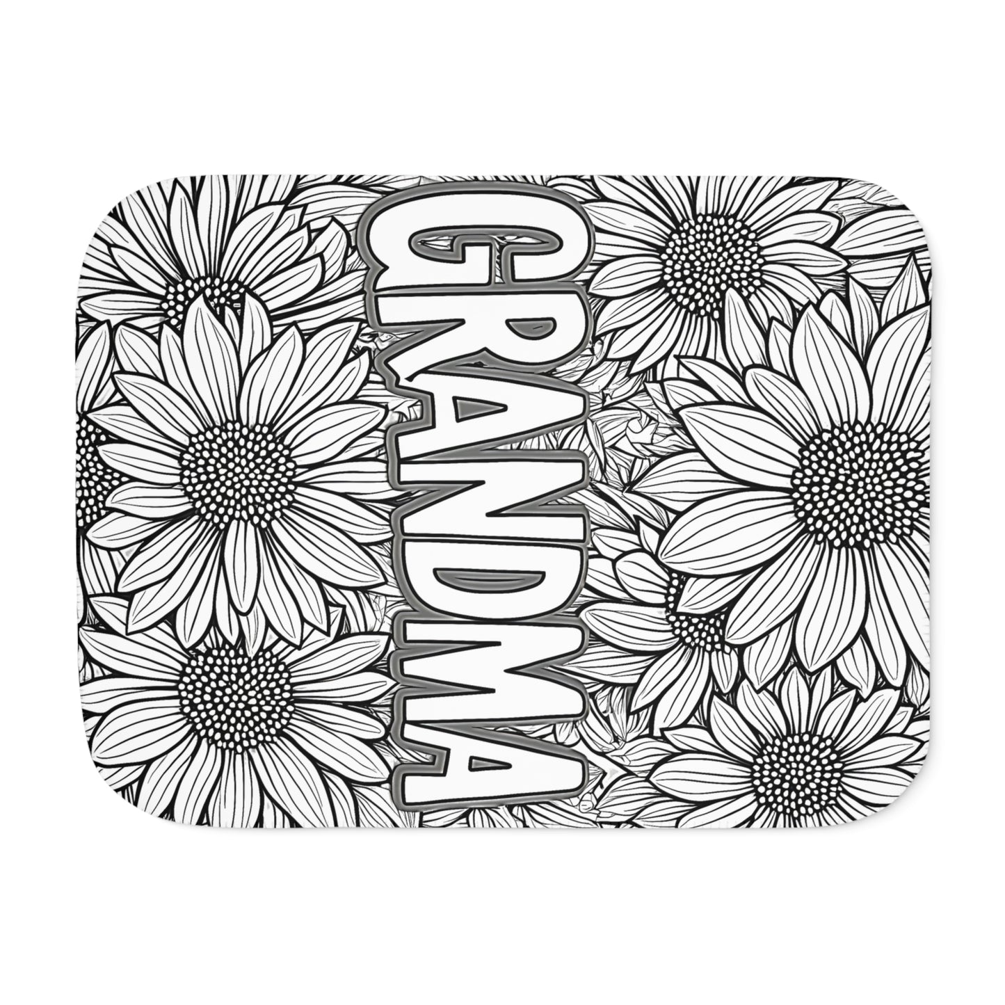 Blanket Coloring Kit with 10 Fabric Markers - Sunflowers