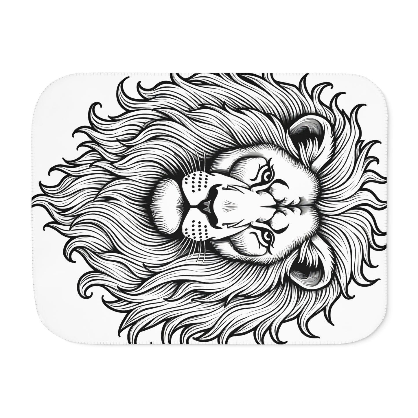 Blanket Coloring Kit with 10 Fabric Markers - Lion's Mane