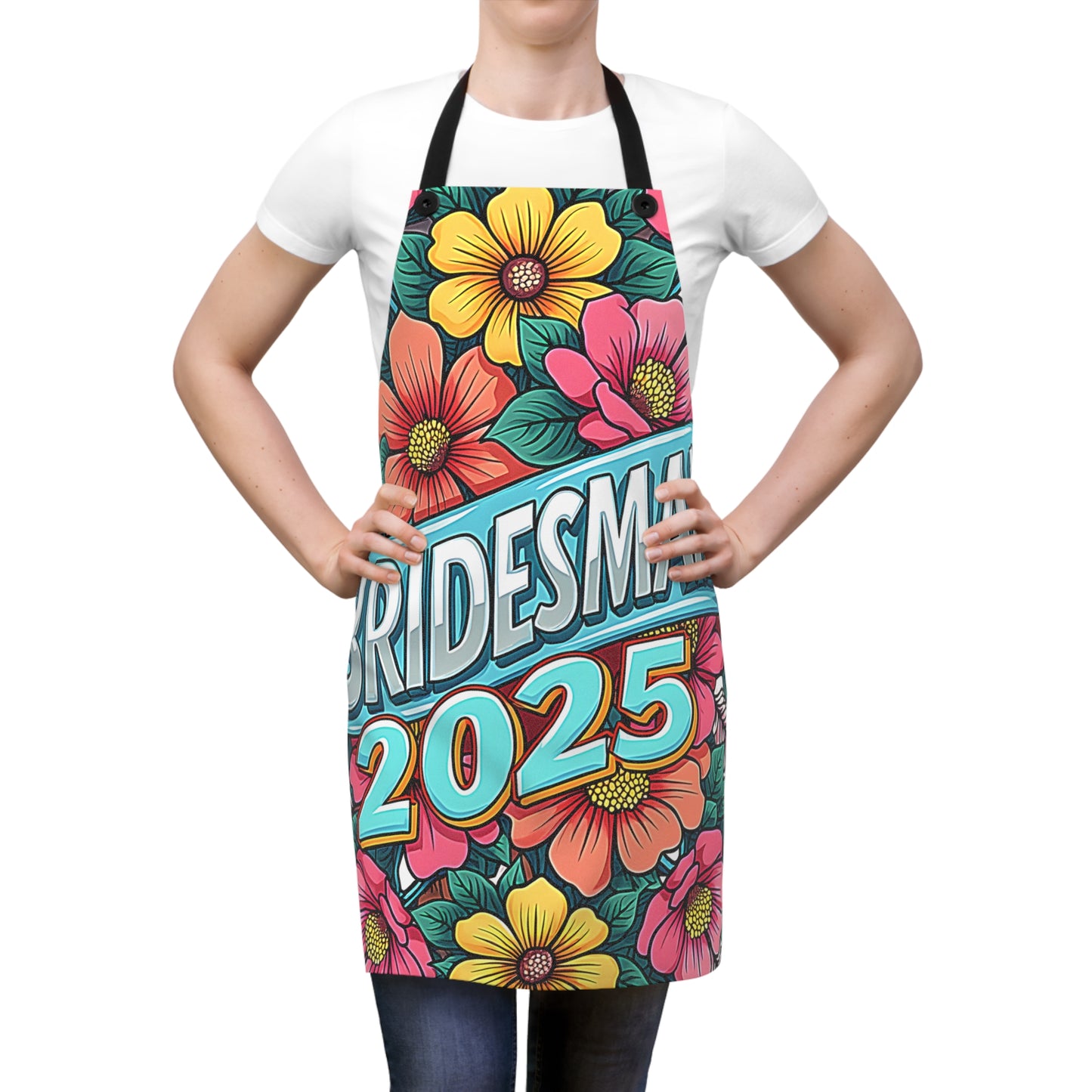 Apron Colorful Graphic Design - Bridesmaid