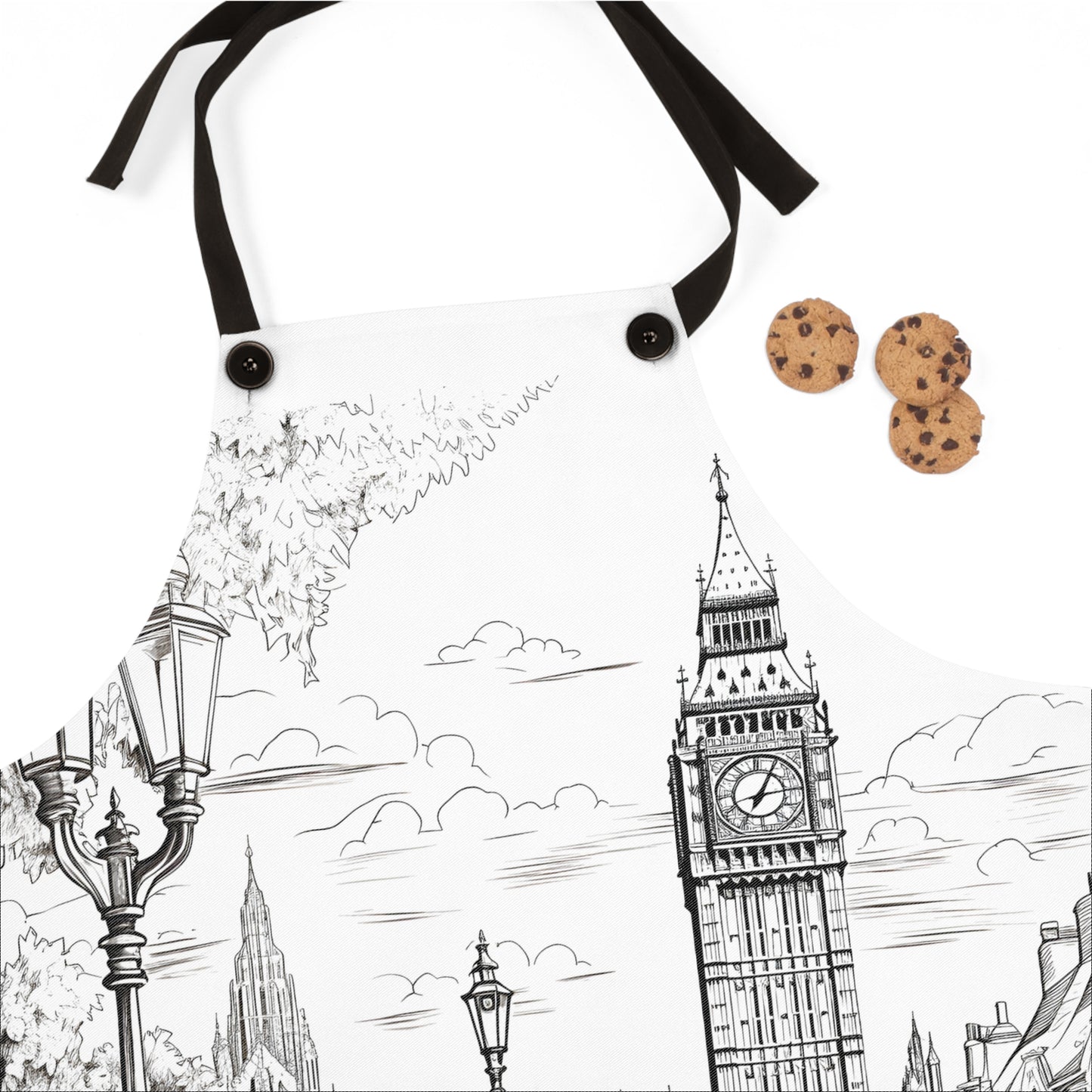 Apron Coloring Kit with 10 Fabric Markers - Big Ben