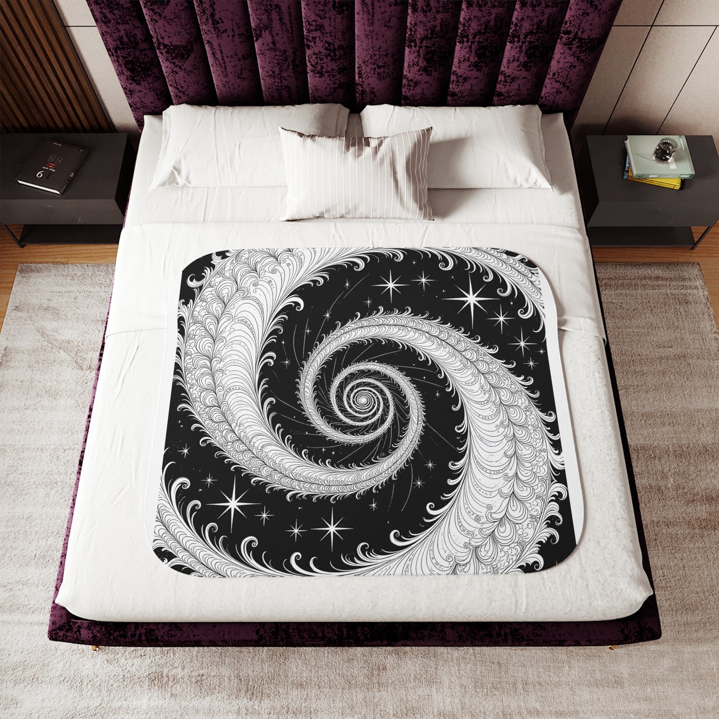 Blanket Coloring Kit with 10 Fabric Markers - Spiral Design