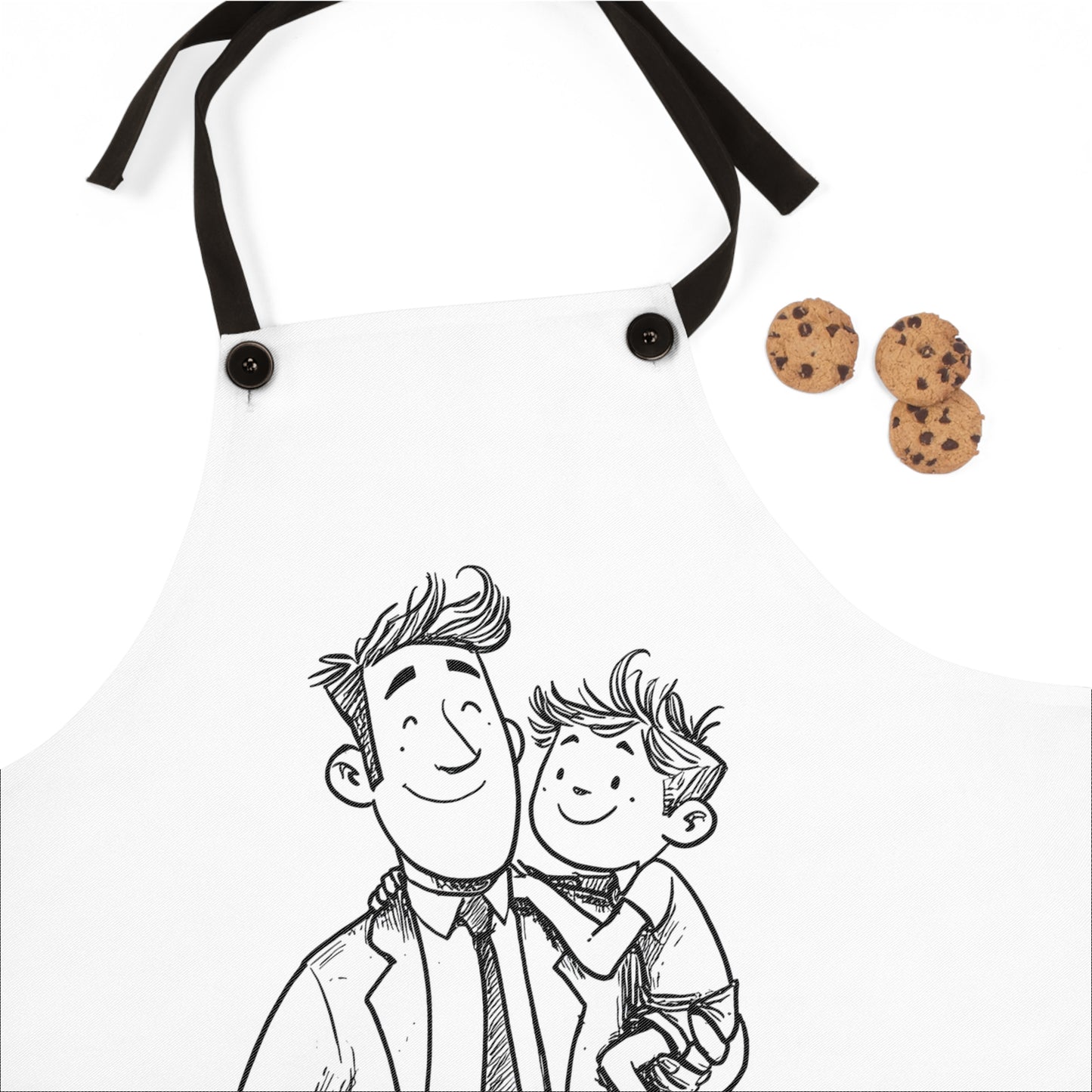 Apron Coloring Kit with 10 Fabric Markers - Father's Day