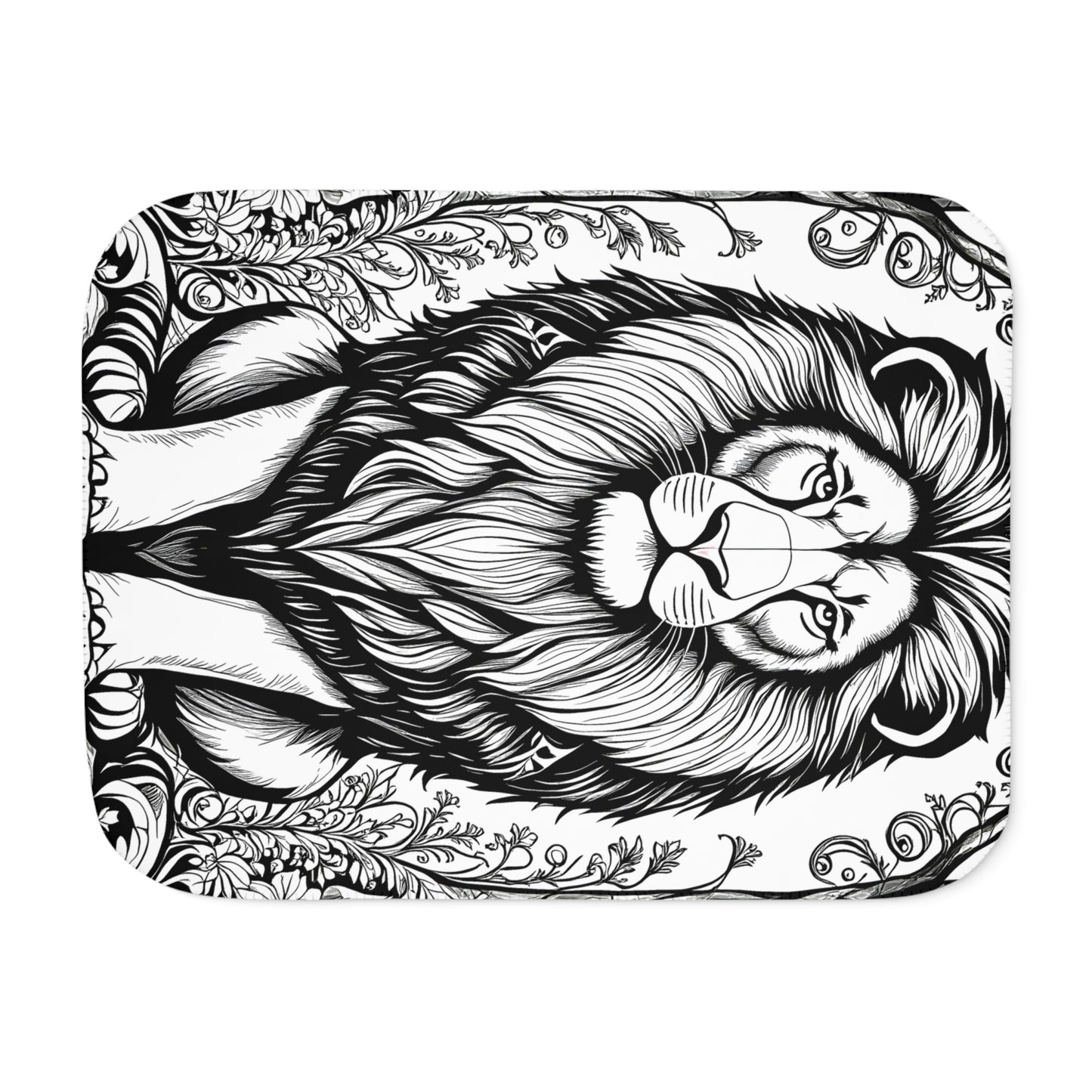 Blanket Coloring Kit with 10 Fabric Markers - Regal Lion