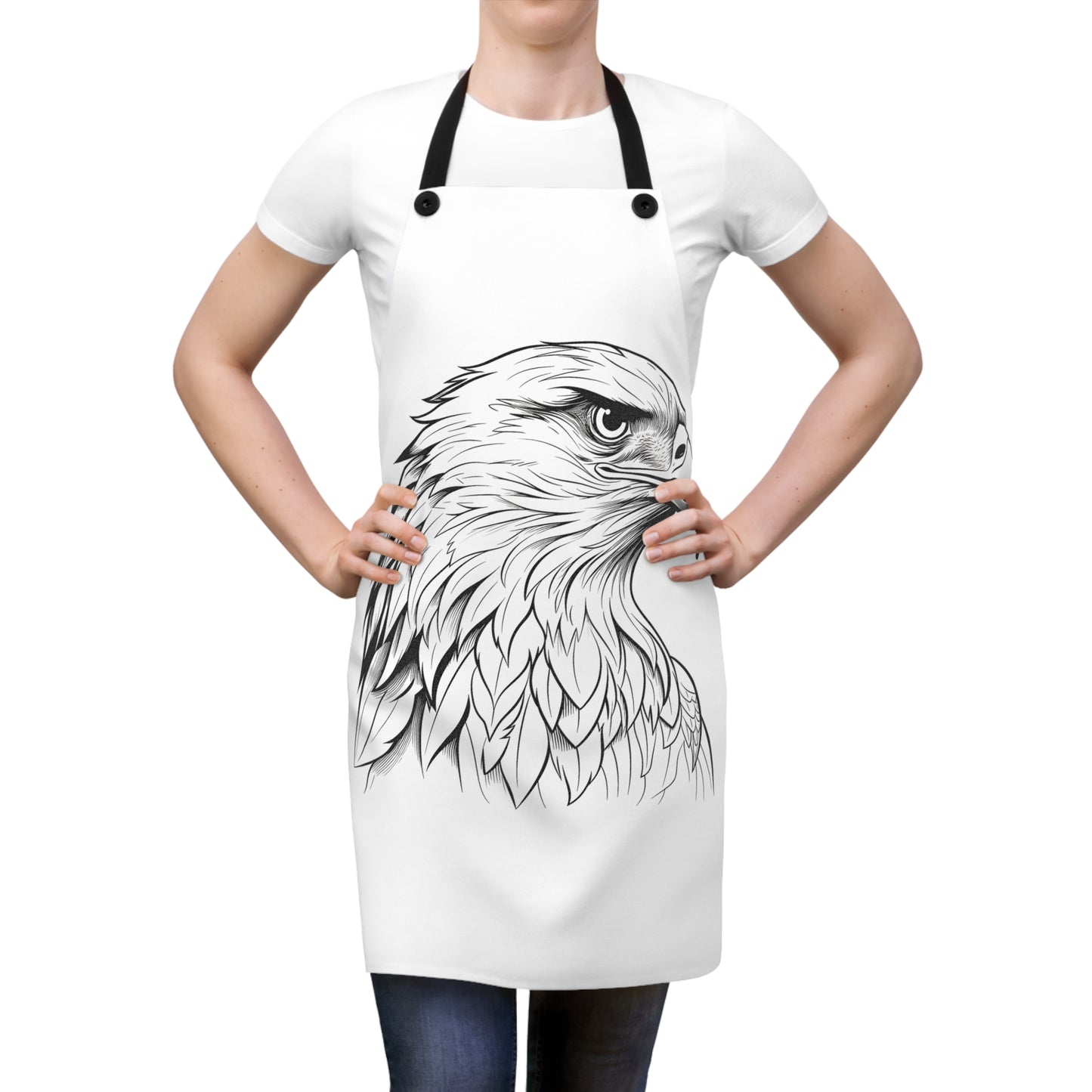 Apron Coloring Kit with 10 Fabric Markers - Eagle