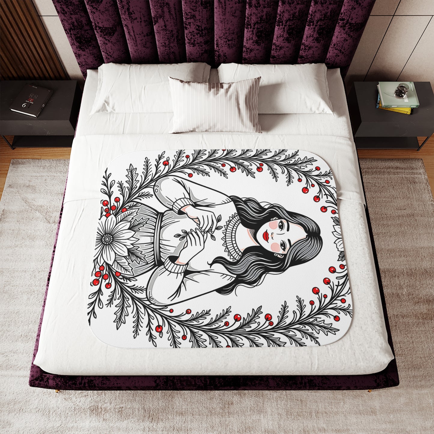 Blanket Colorful Graphic Design - Fall Portrait