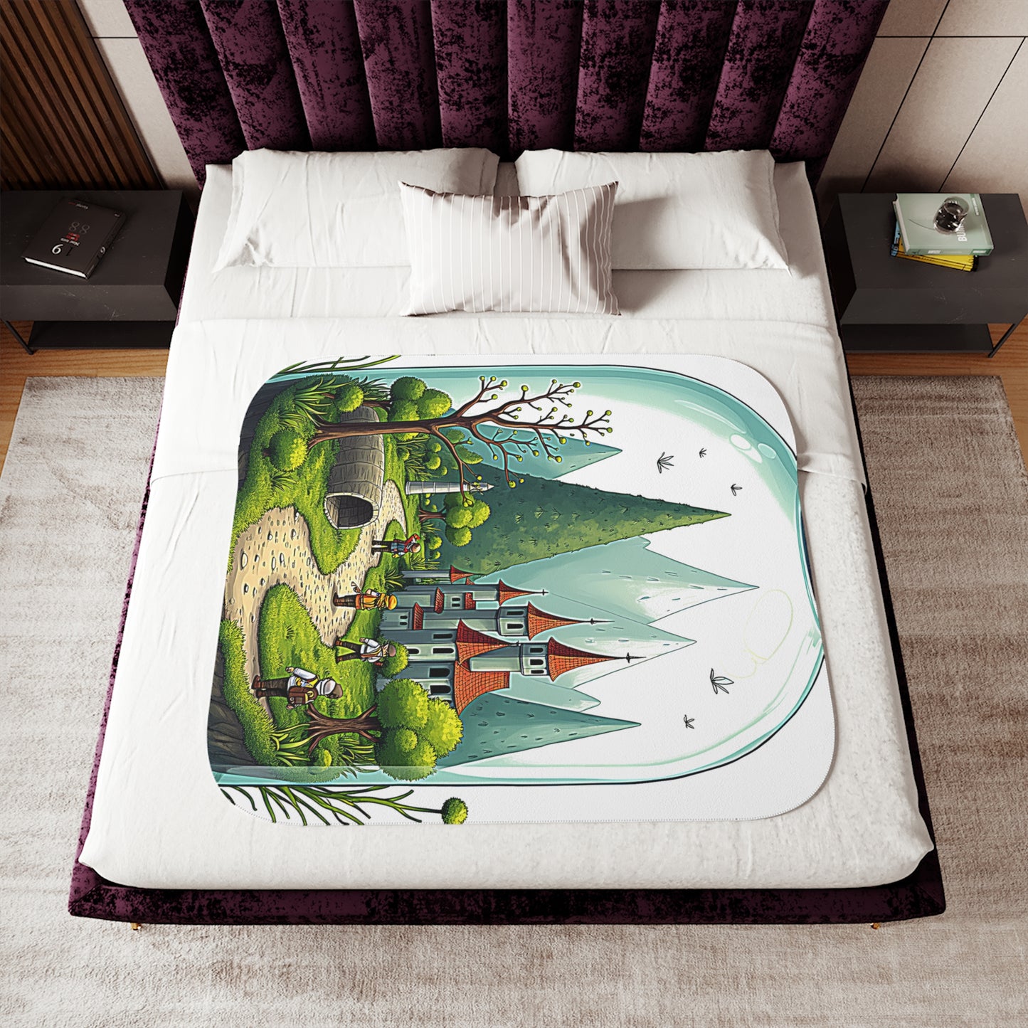 Blanket Colorful Graphic Design - Adventure Landscape