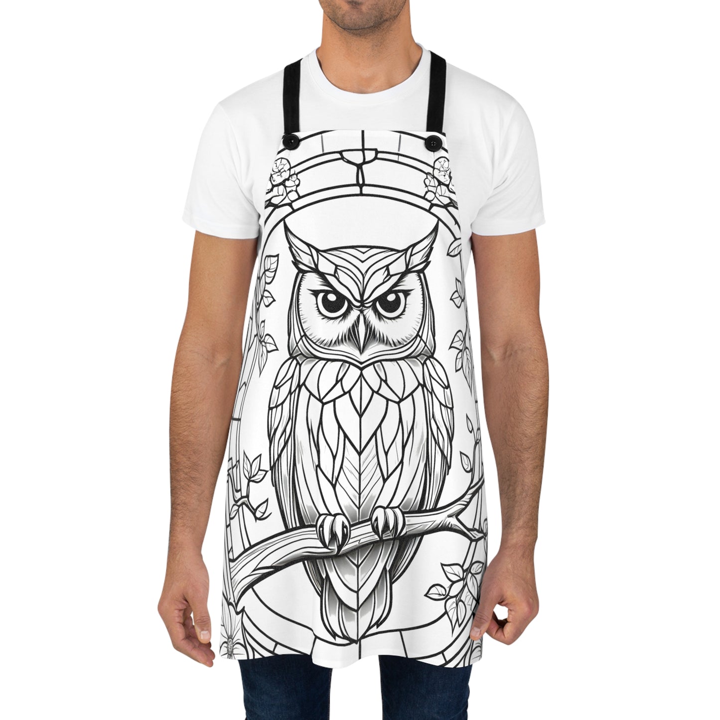 Apron Coloring Kit with 10 Fabric Markers - Stained Glass