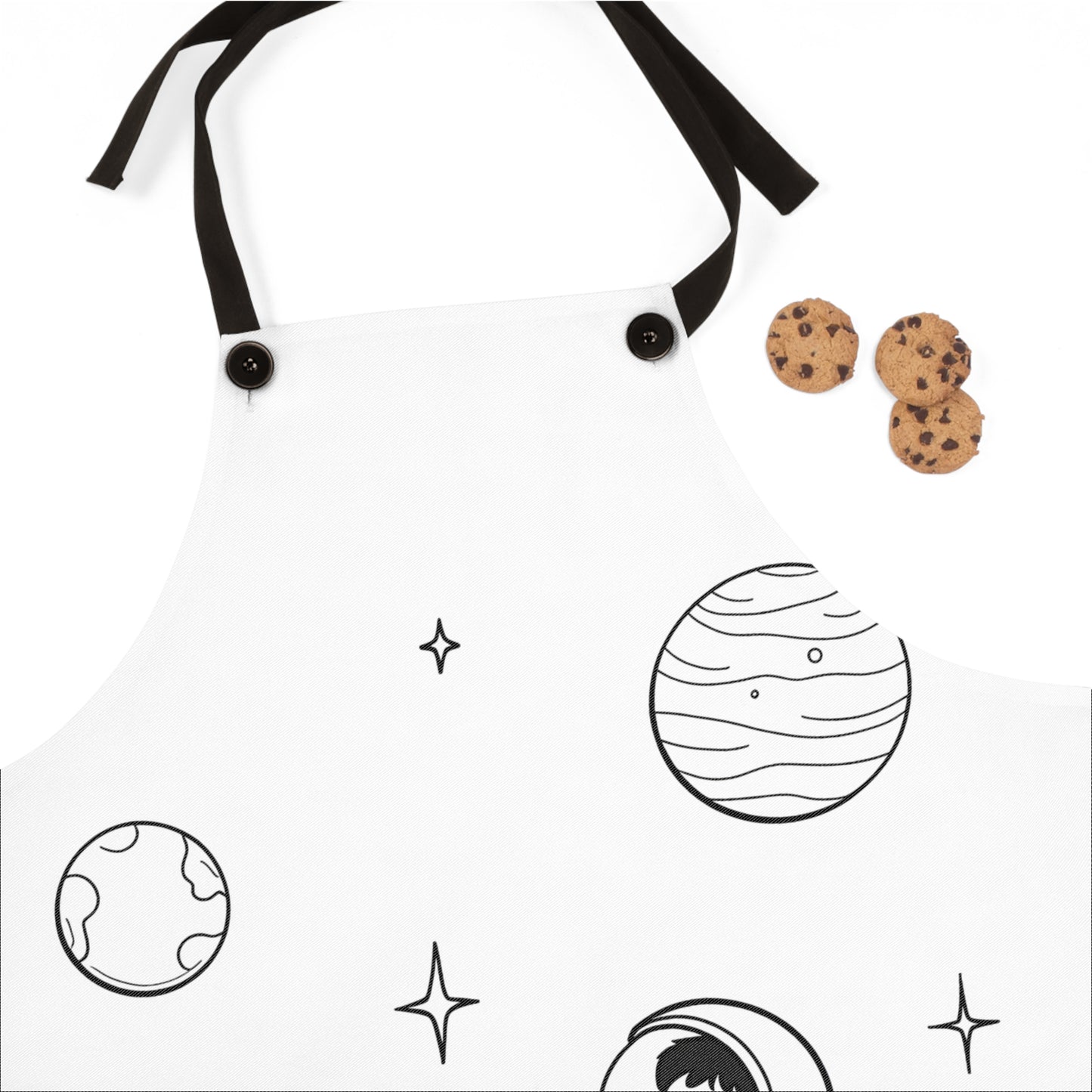 Apron Coloring Kit with 10 Fabric Markers - Space Explorer