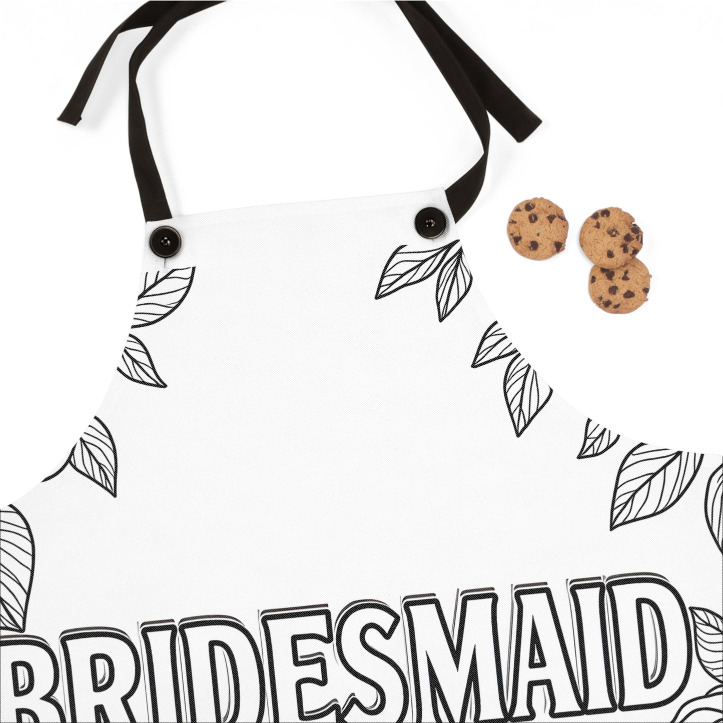 Apron Coloring Kit with 10 Fabric Markers - Bridesmaid