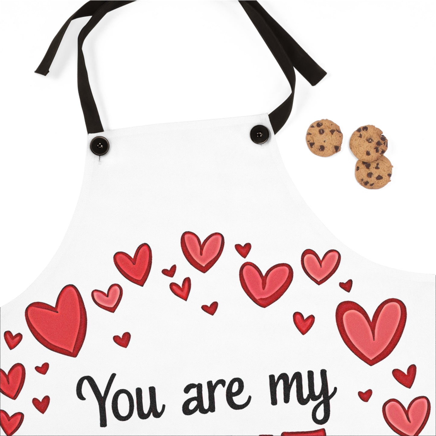 Apron Coloring Kit with 10 Fabric Markers - Heart