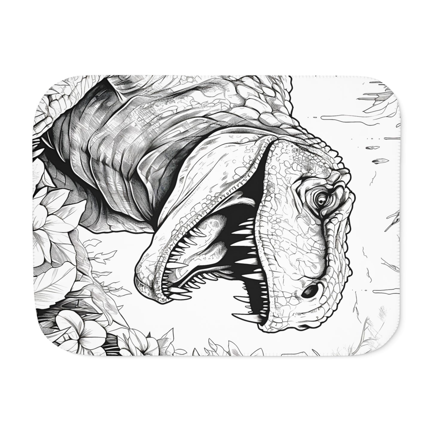 Blanket Coloring Kit with 10 Fabric Markers - Tyrannosaurus Rex