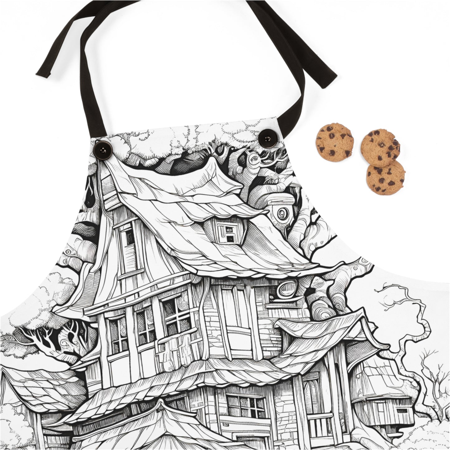 Apron Coloring Kit with 10 Fabric Markers - Treehouse