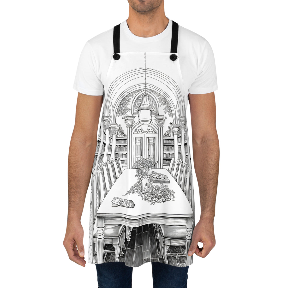 Library Apron Medieval Library Apron Coloring Kit | DaVinci in You – Davinci in You