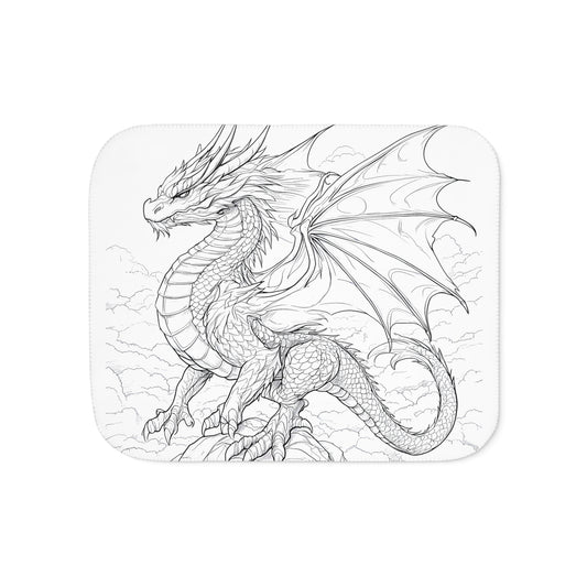 Coloring Blanket with 10 Fabric Markers