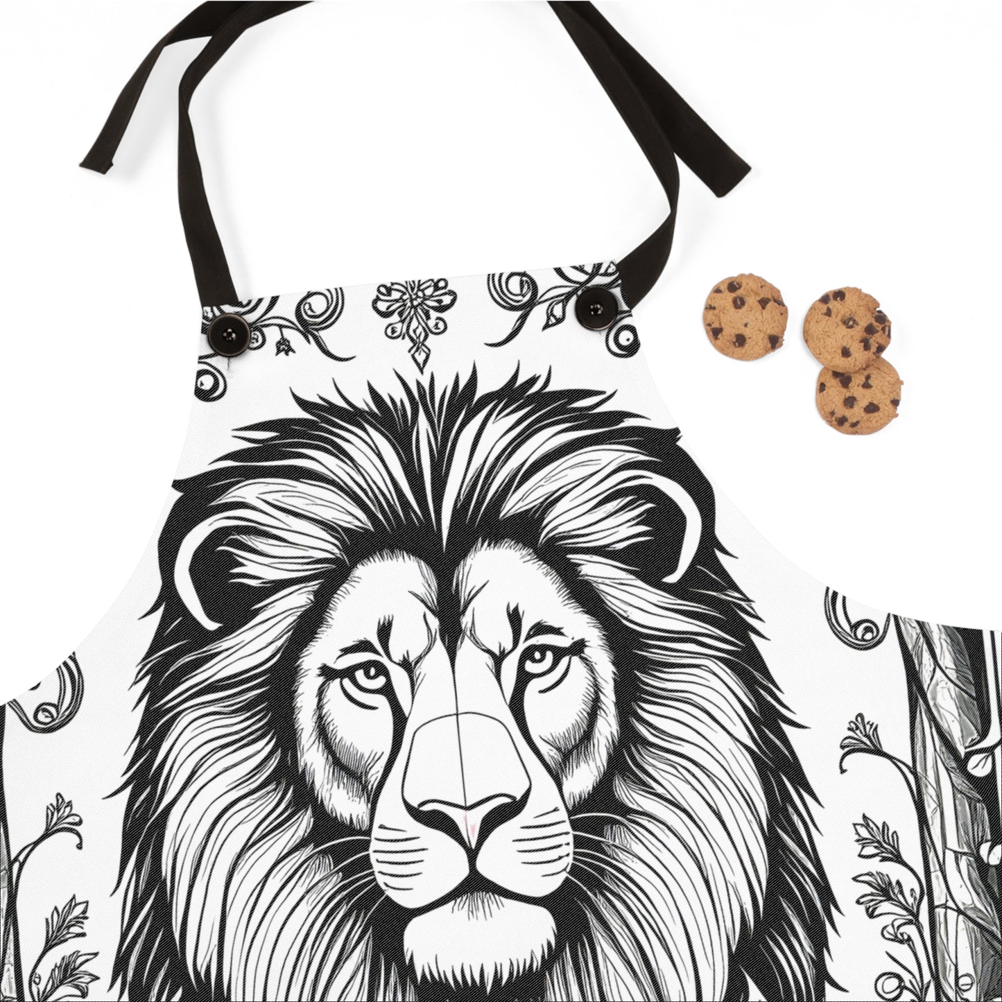 Apron Coloring Kit with 10 Fabric Markers - Regal Lion