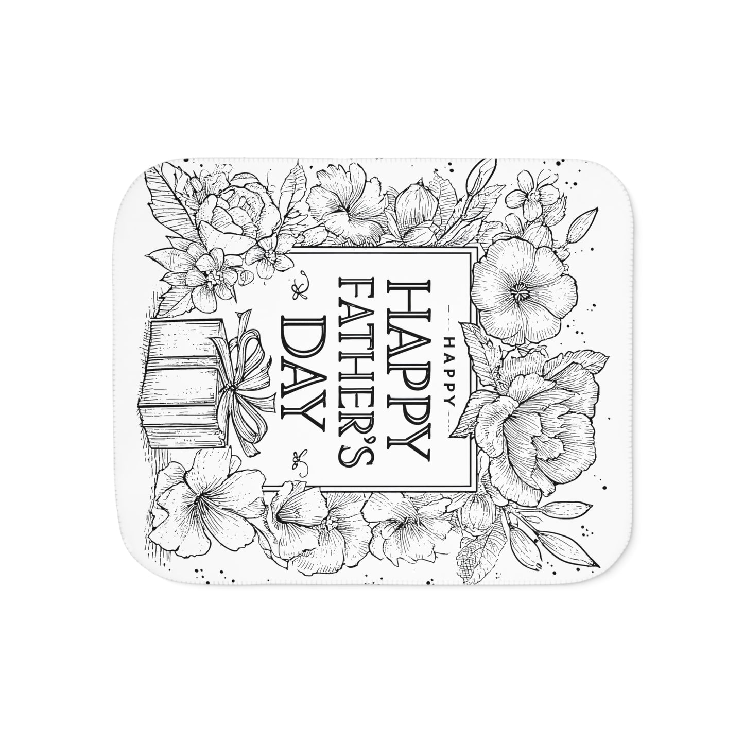 Blanket Coloring Kit with 10 Fabric Markers - Father's Day