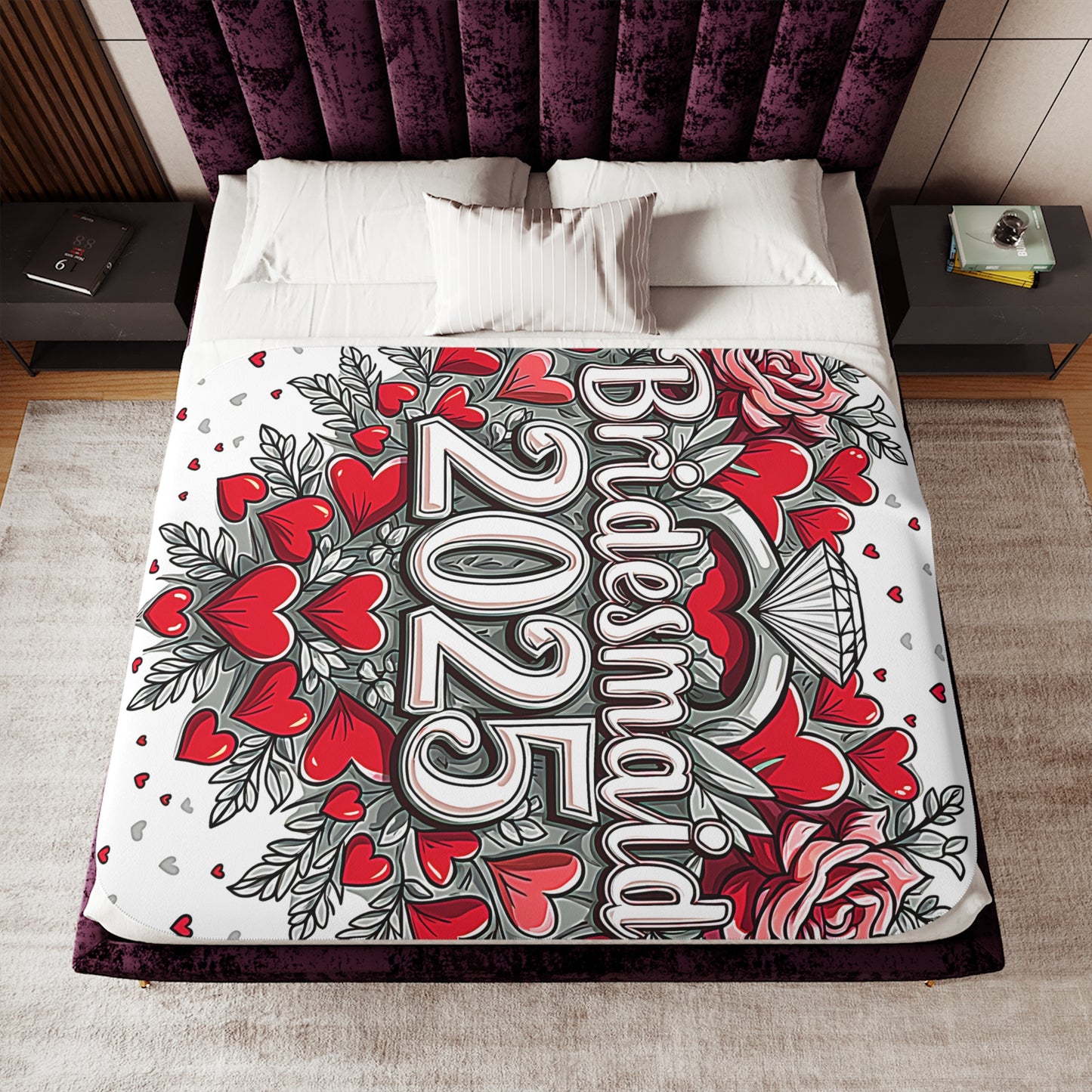 Blanket Colorful Graphic Design - Bridesmaid