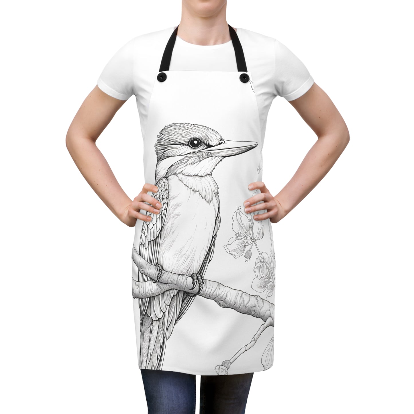 Apron Coloring Kit with 10 Fabric Markers - Kingfisher