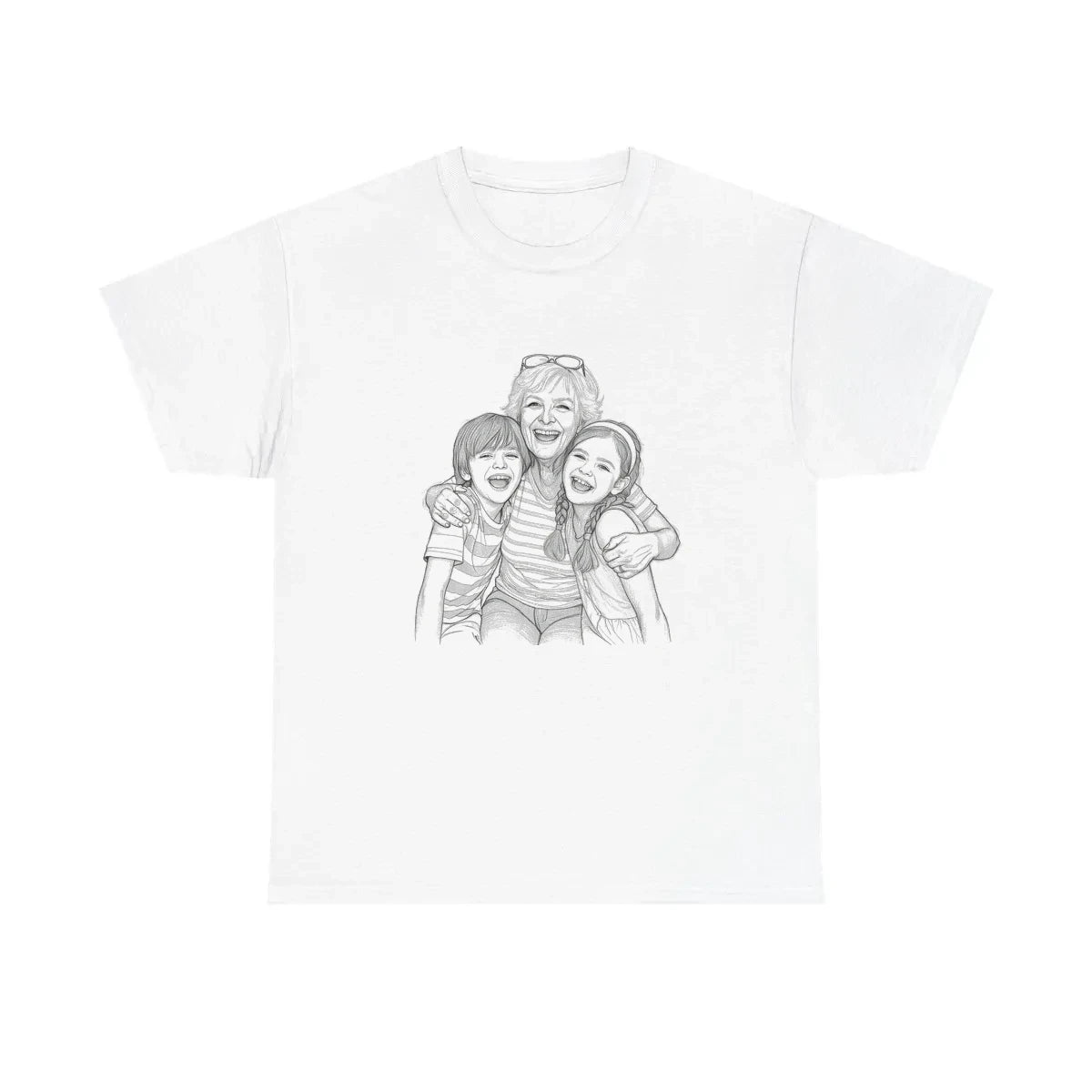 Custom Unisex T-Shirt with Your Design Coloring Page Kit with 10 Fabric Markers