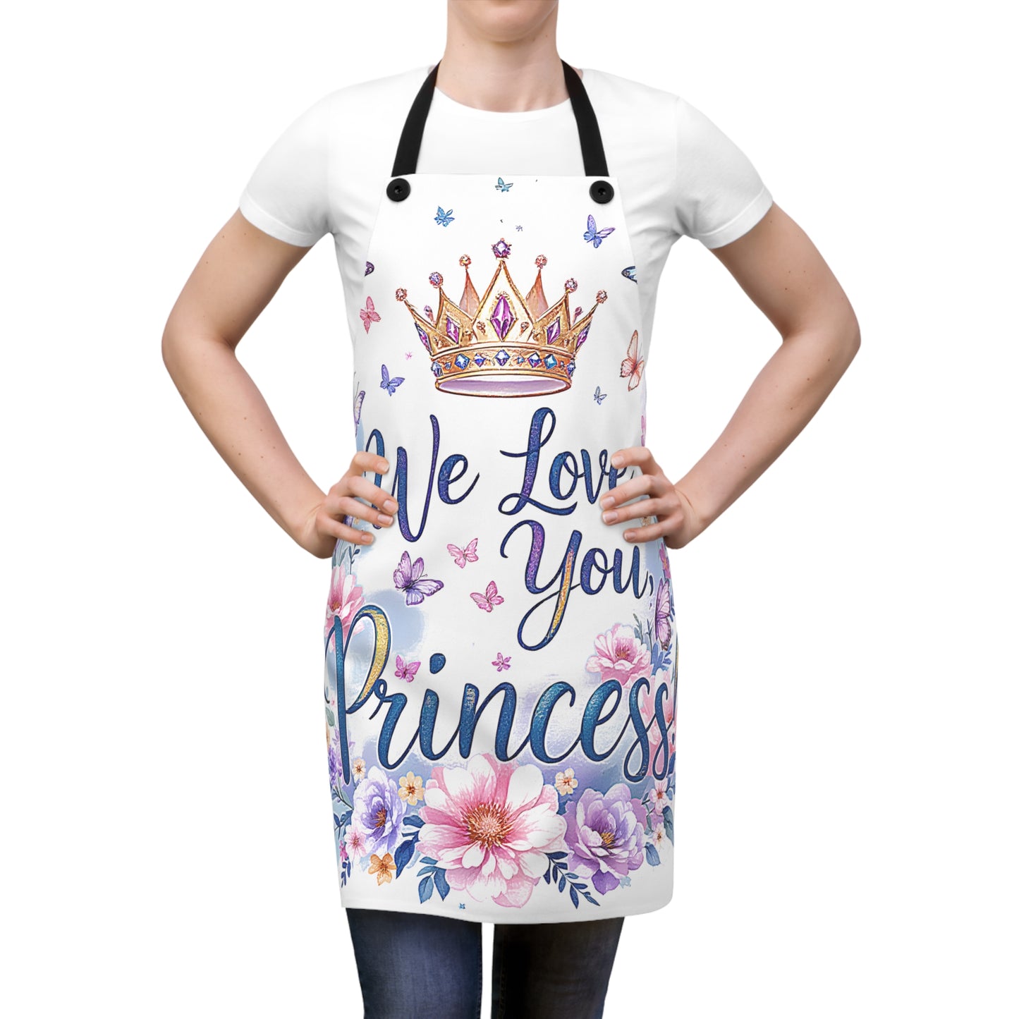 Apron Colorful Graphic Design - Princess Celebration