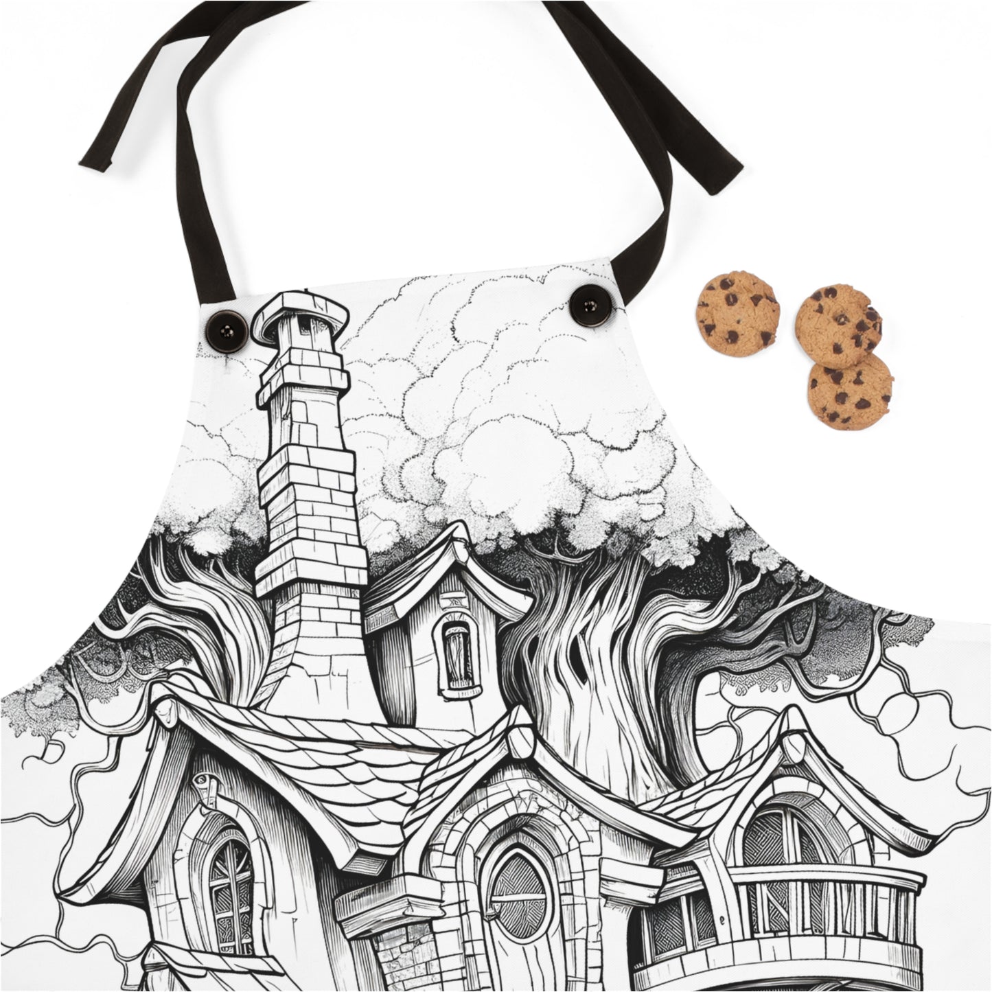 Apron Coloring Kit with 10 Fabric Markers - Treehouse