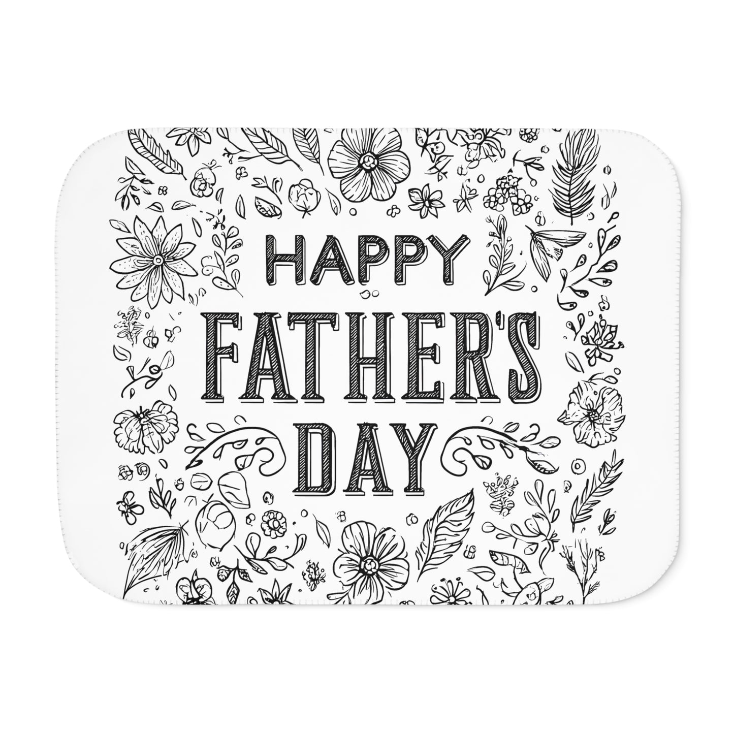 Blanket Coloring Kit with 10 Fabric Markers - Father's Day