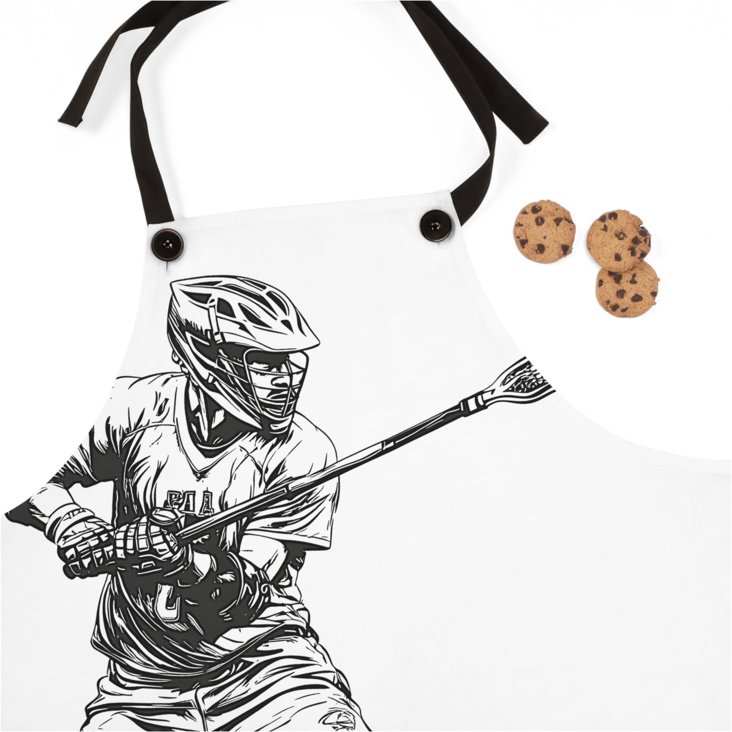 Apron Coloring Kit with 10 Fabric Markers - Lacrosse