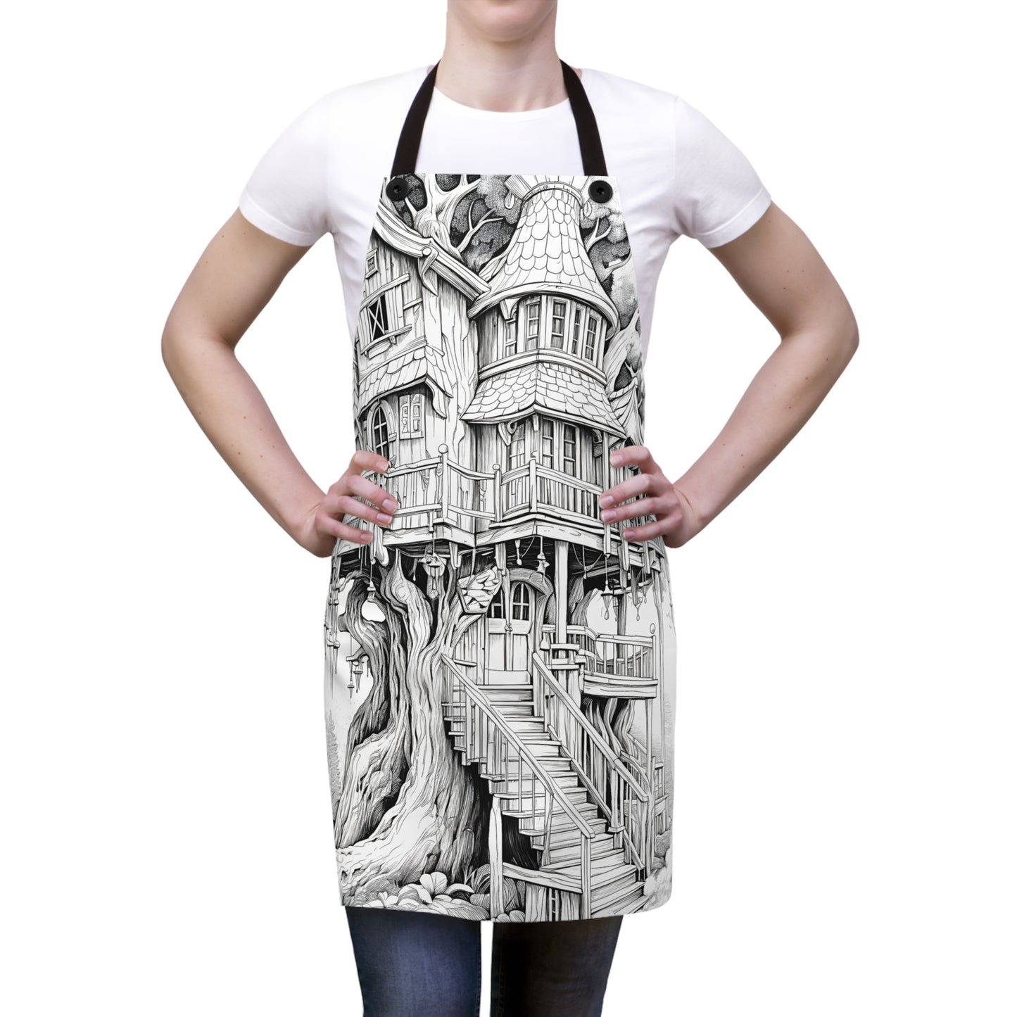 Apron Coloring Kit with 10 Fabric Markers - Treehouse