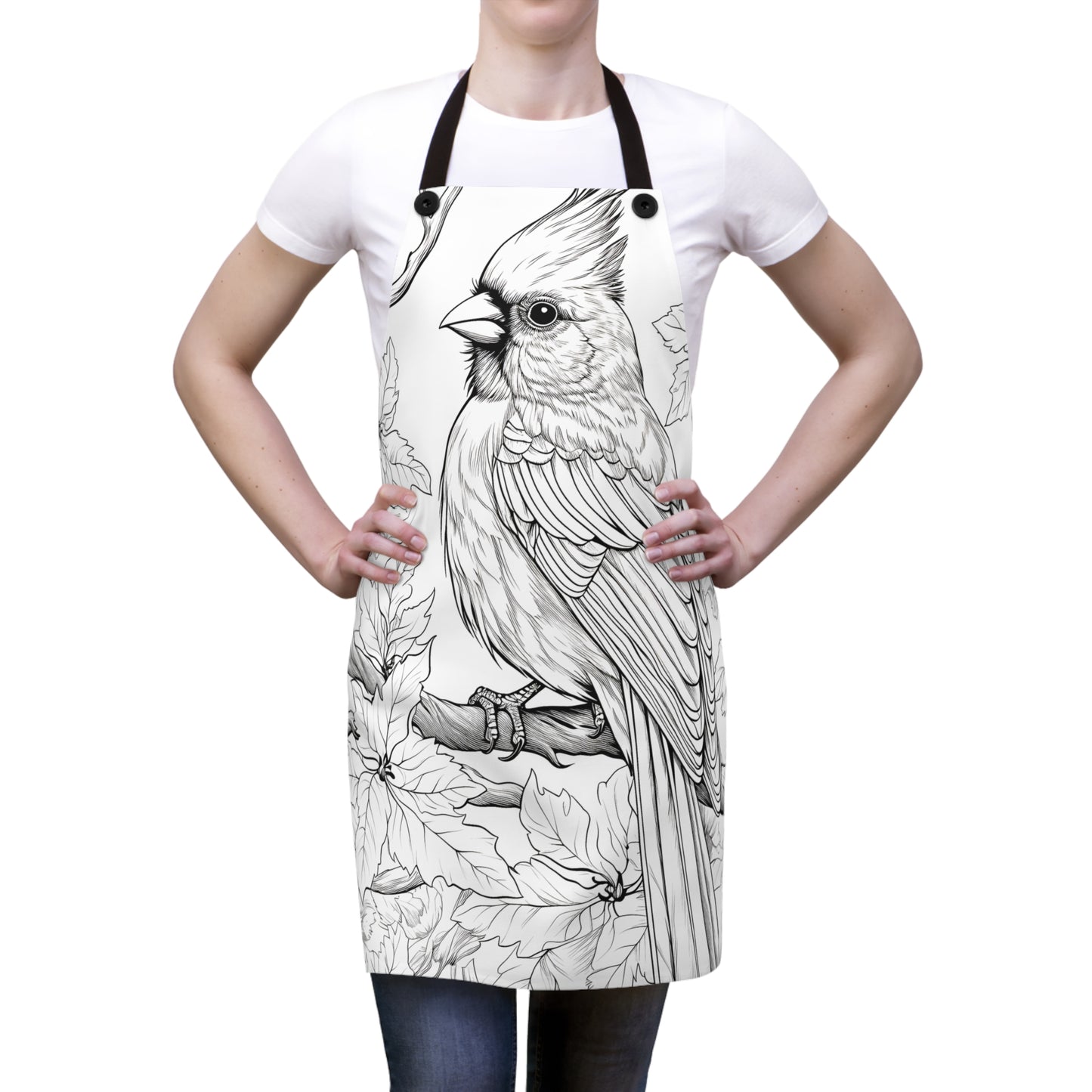 Apron Coloring Kit with 10 Fabric Markers - Songbird