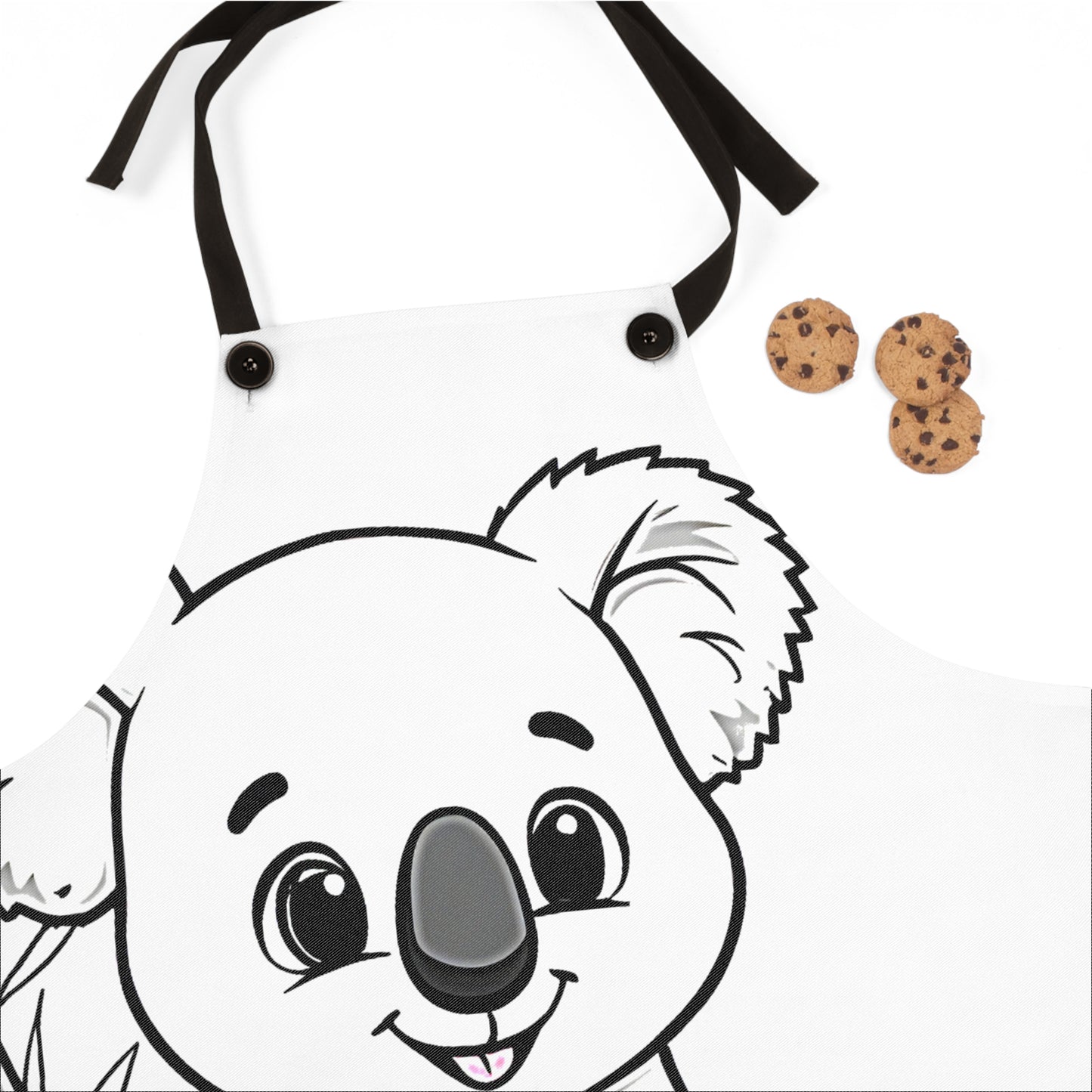 Apron Coloring Kit with 10 Fabric Markers - Koala