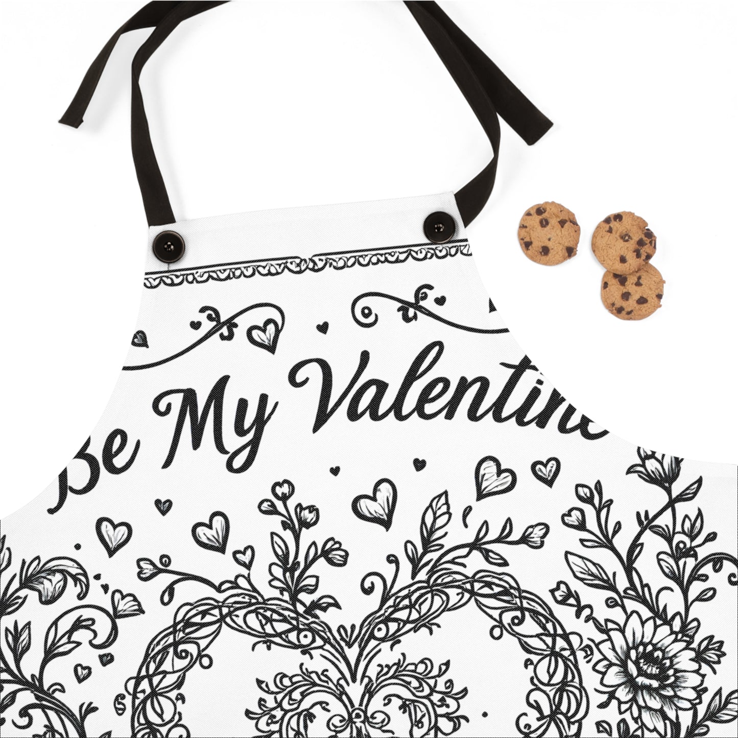 Apron Coloring Kit with 10 Fabric Markers - Valentine's Day