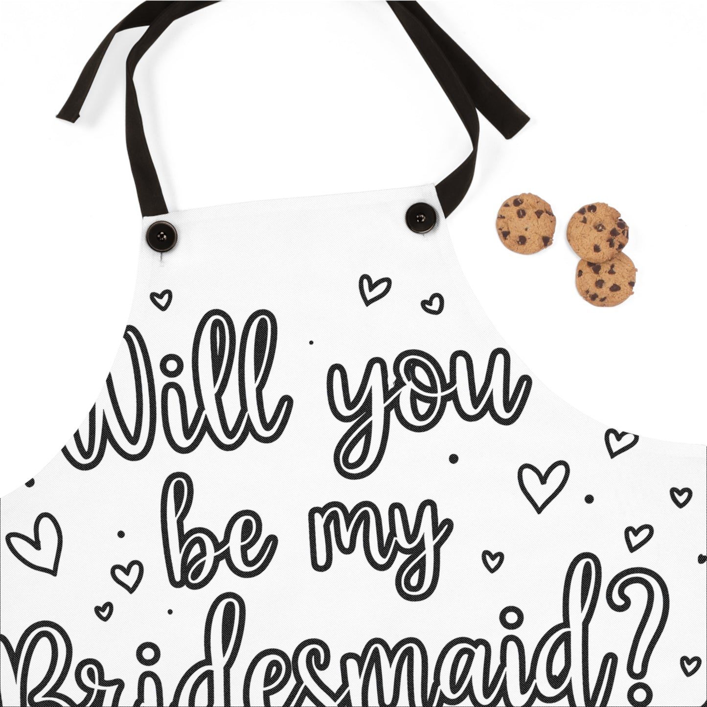 Apron Coloring Kit with 10 Fabric Markers - Bridesmaid Proposal